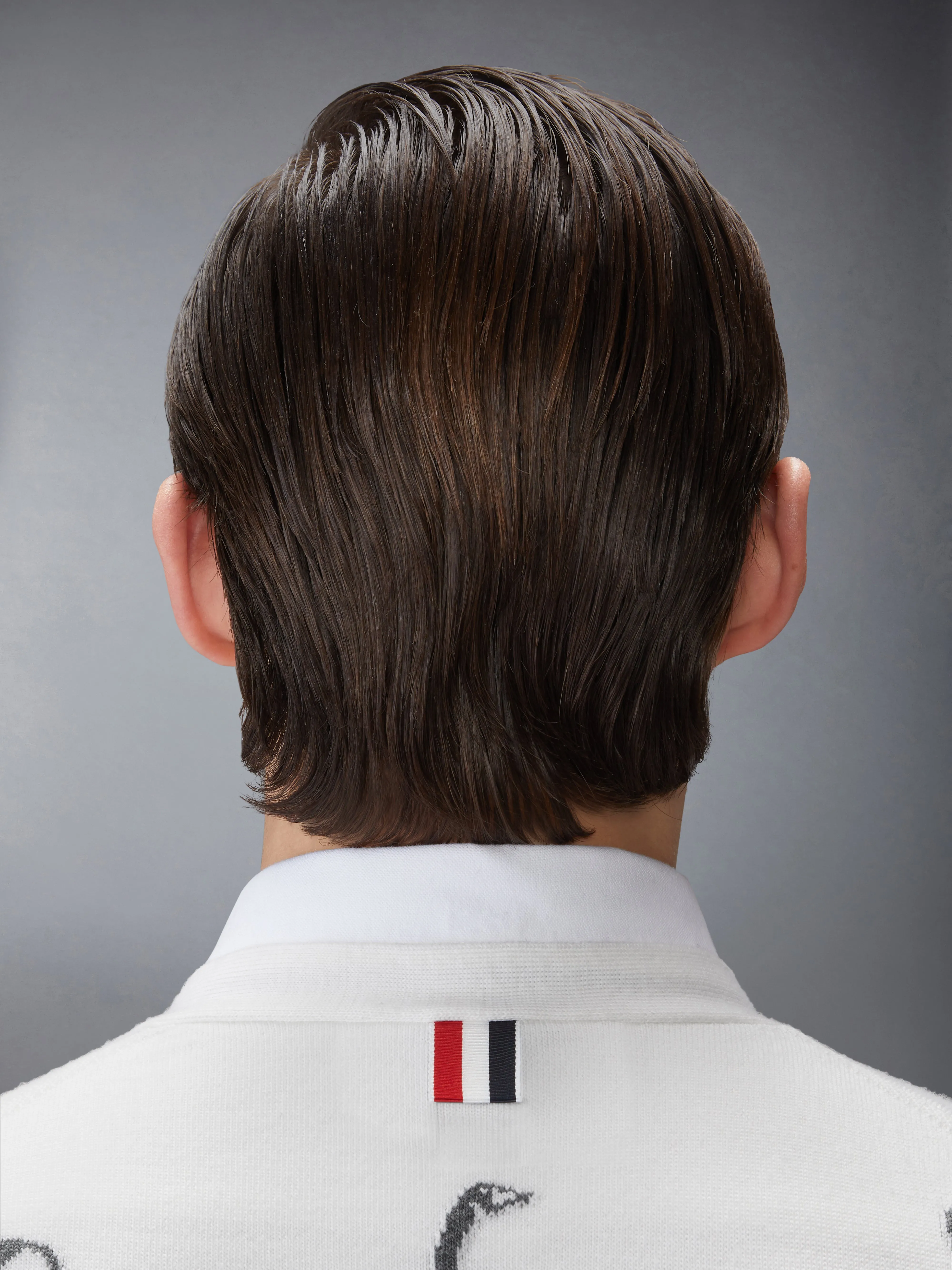 GEESE INTARSIA MERINO WOOL RELAXED FIT V NECK CARDIGAN sold by Thom Browne product image thumbnail 5