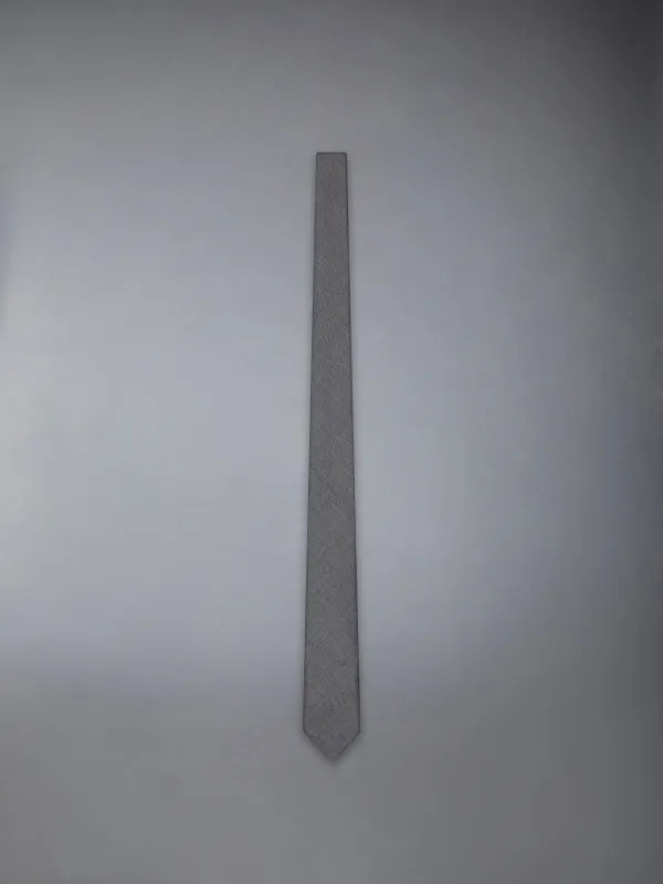 SUPER 120'S TWILL SHORT TIE sold by Thom Browne