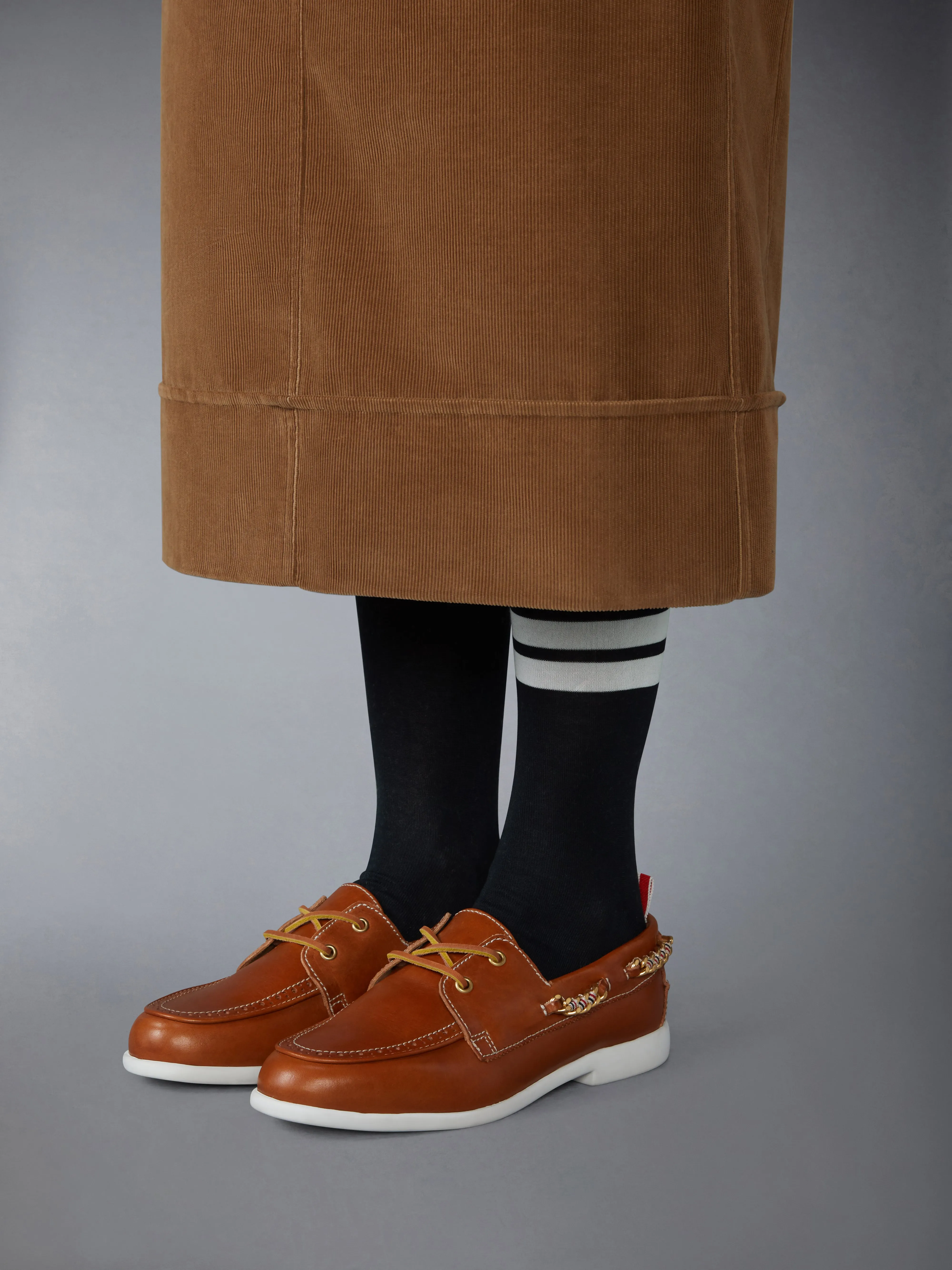 VACCHETTA BROGUE BOAT SHOE sold by Thom Browne product image thumbnail 4