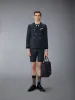 PINSTRIPE HIGH TWIST WOOL SPORTCOAT sold by Thom Browne