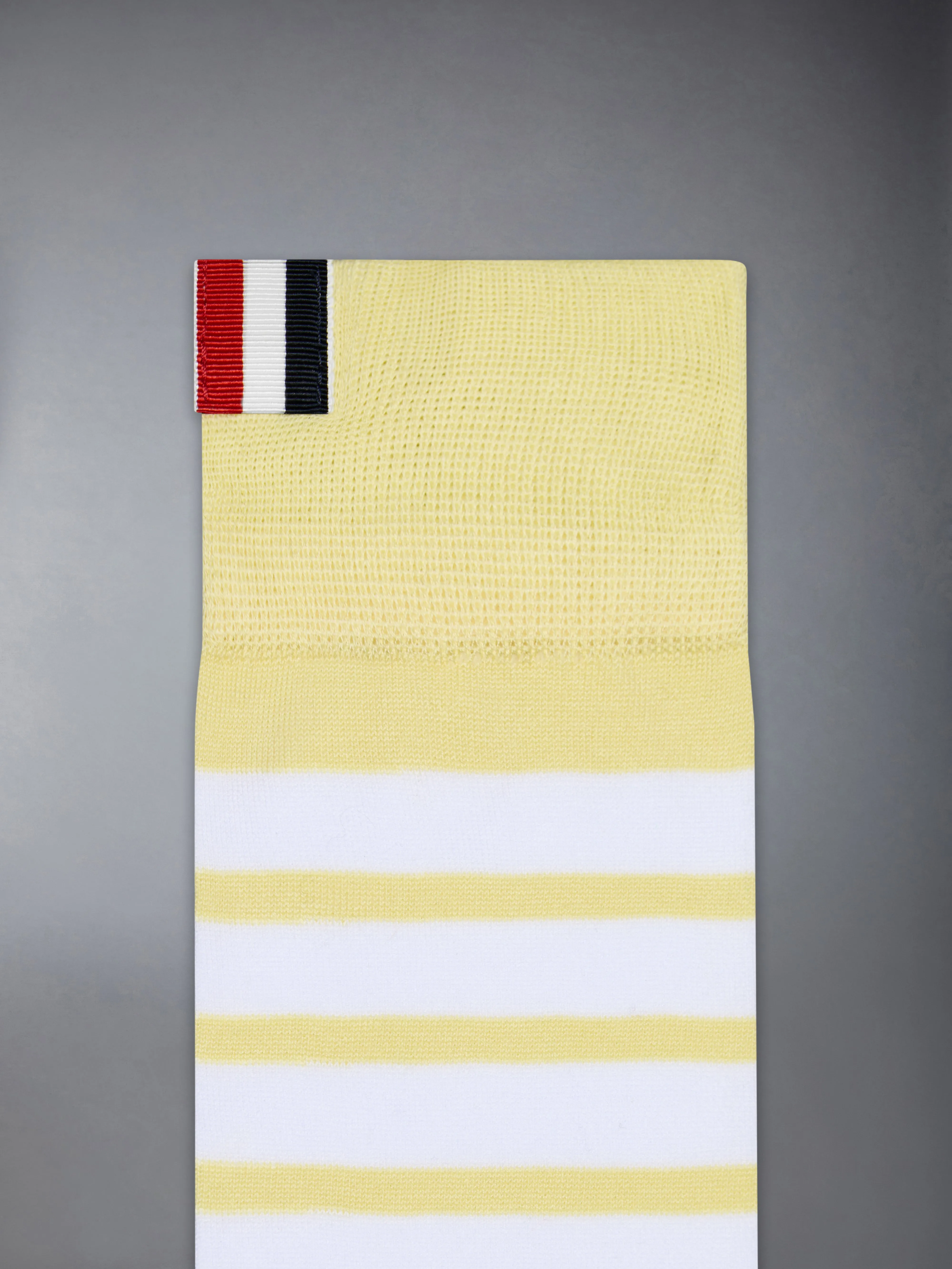 COTTON 4-BAR MID CALF SOCK sold by Thom Browne product image thumbnail 2