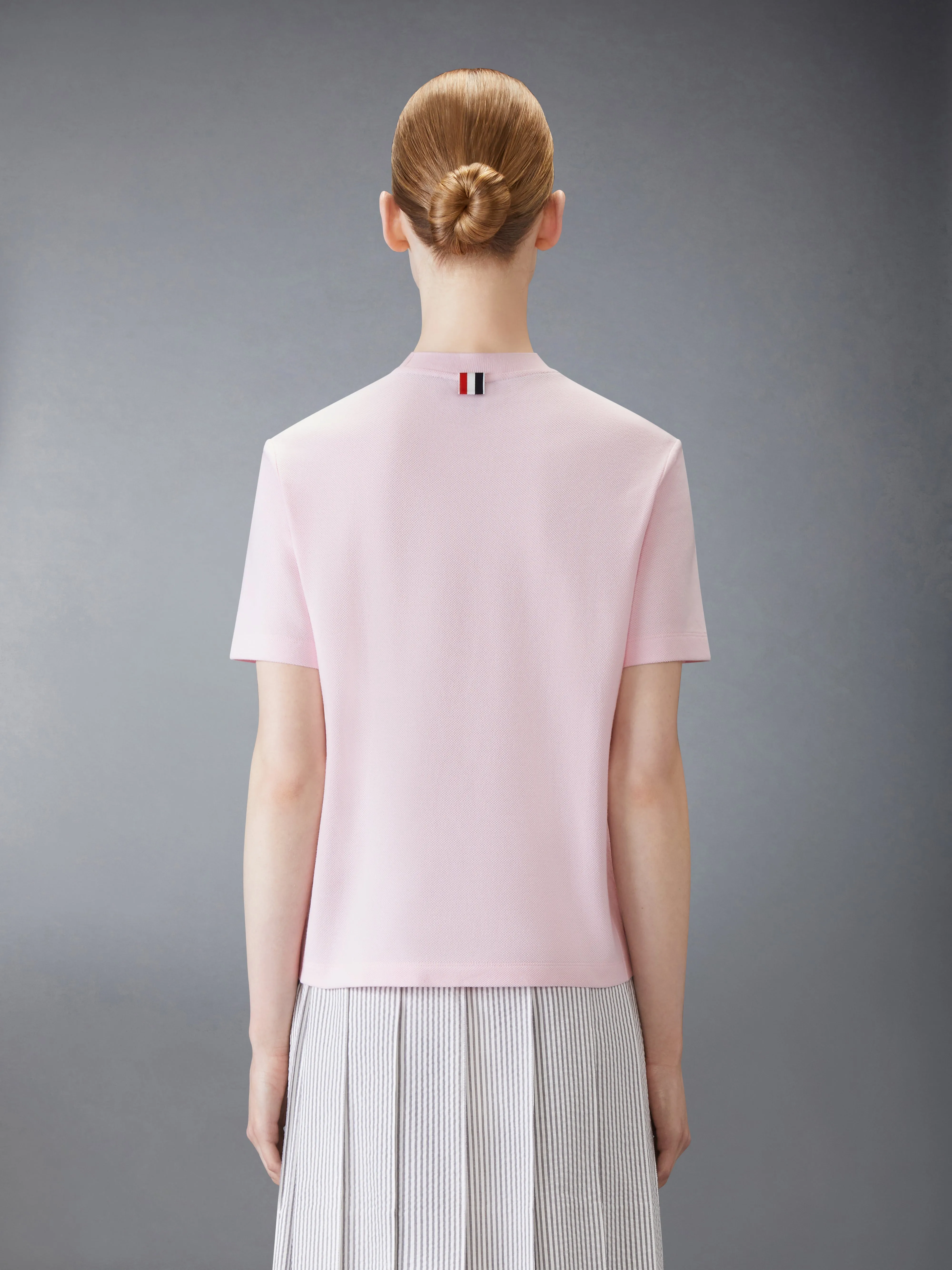 CLASSIC PIQUE 4-BAR TEE sold by Thom Browne product image thumbnail 2