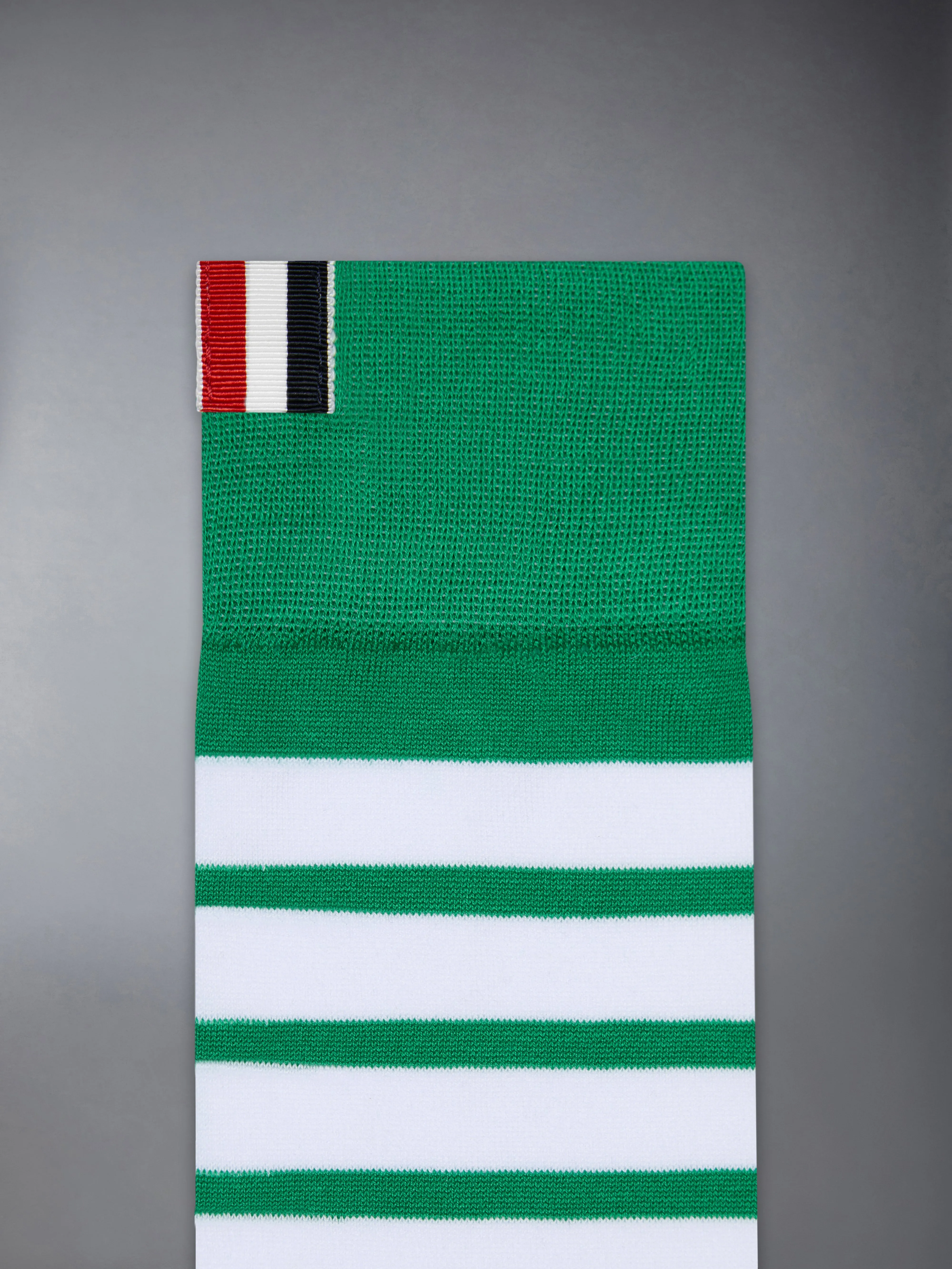 COTTON 4-BAR MID CALF SOCK sold by Thom Browne product image thumbnail 2