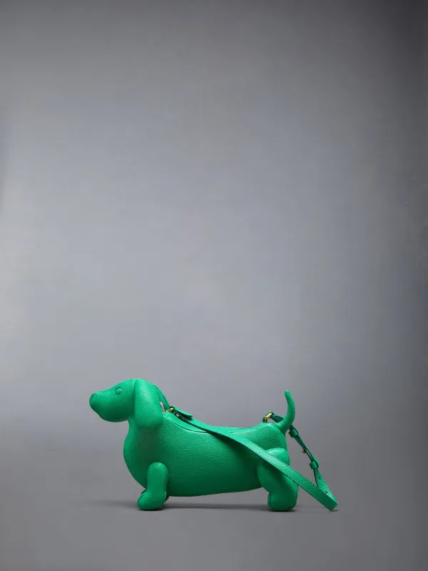 PEBBLE GRAIN HECTOR BAGUETTE BAG made by Thom Browne