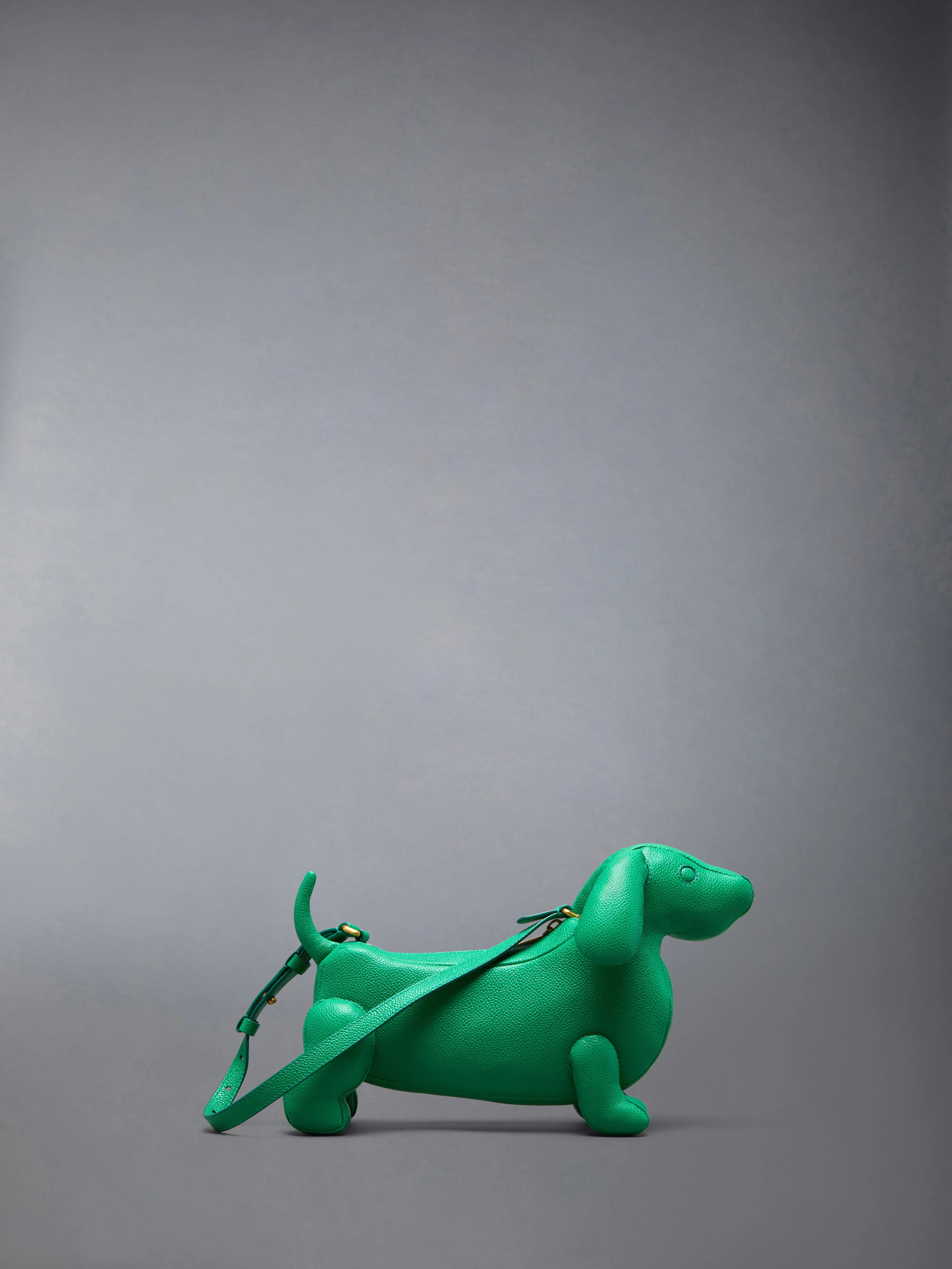 PEBBLE GRAIN HECTOR BAGUETTE BAG sold by Thom Browne product image thumbnail 3