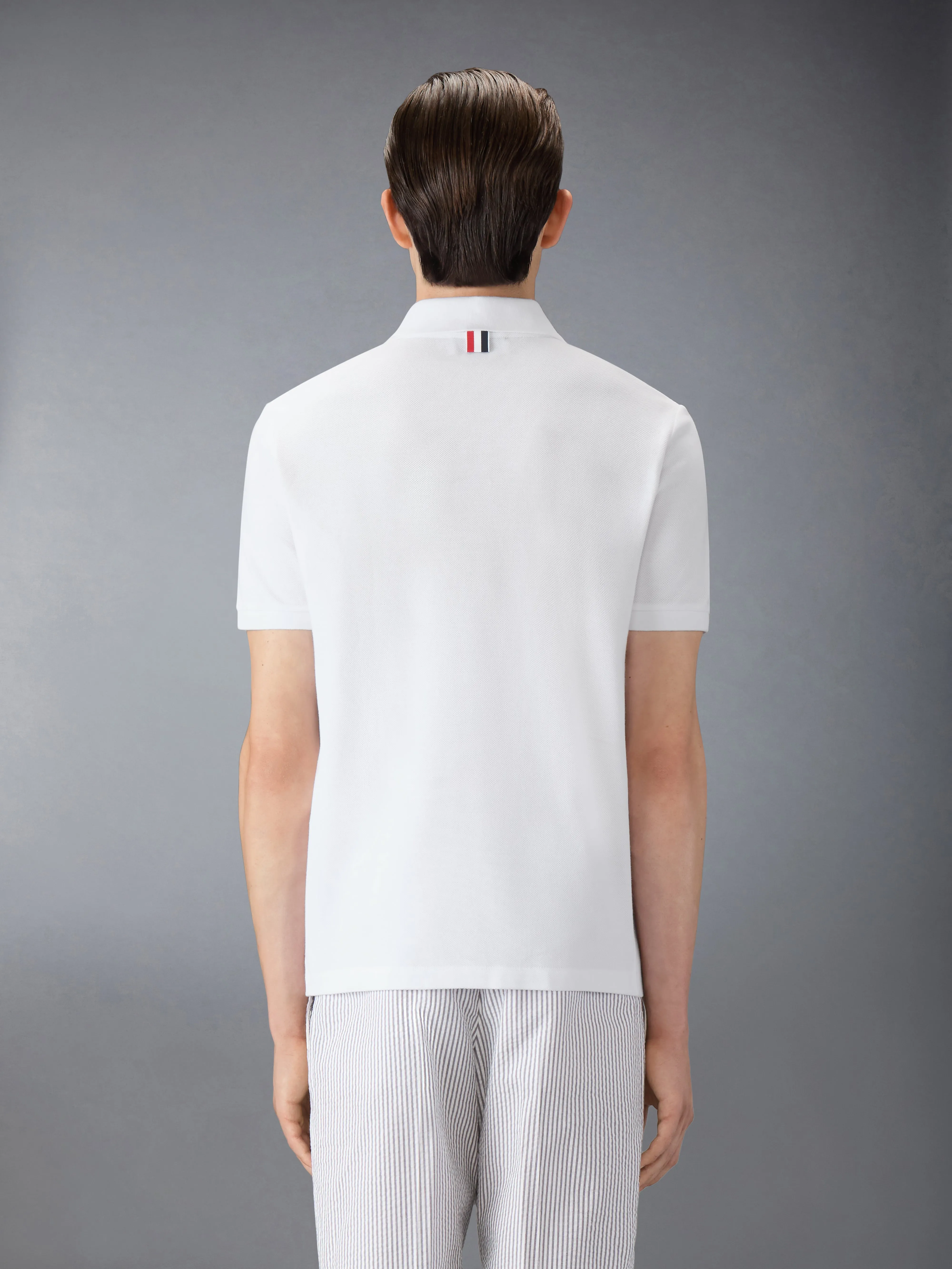 CLASSIC PIQUE 4-BAR POLO sold by Thom Browne product image thumbnail 2