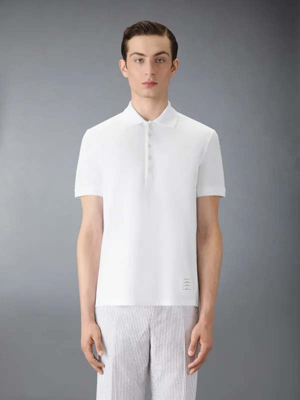 CLASSIC PIQUE 4-BAR POLO sold by Thom Browne