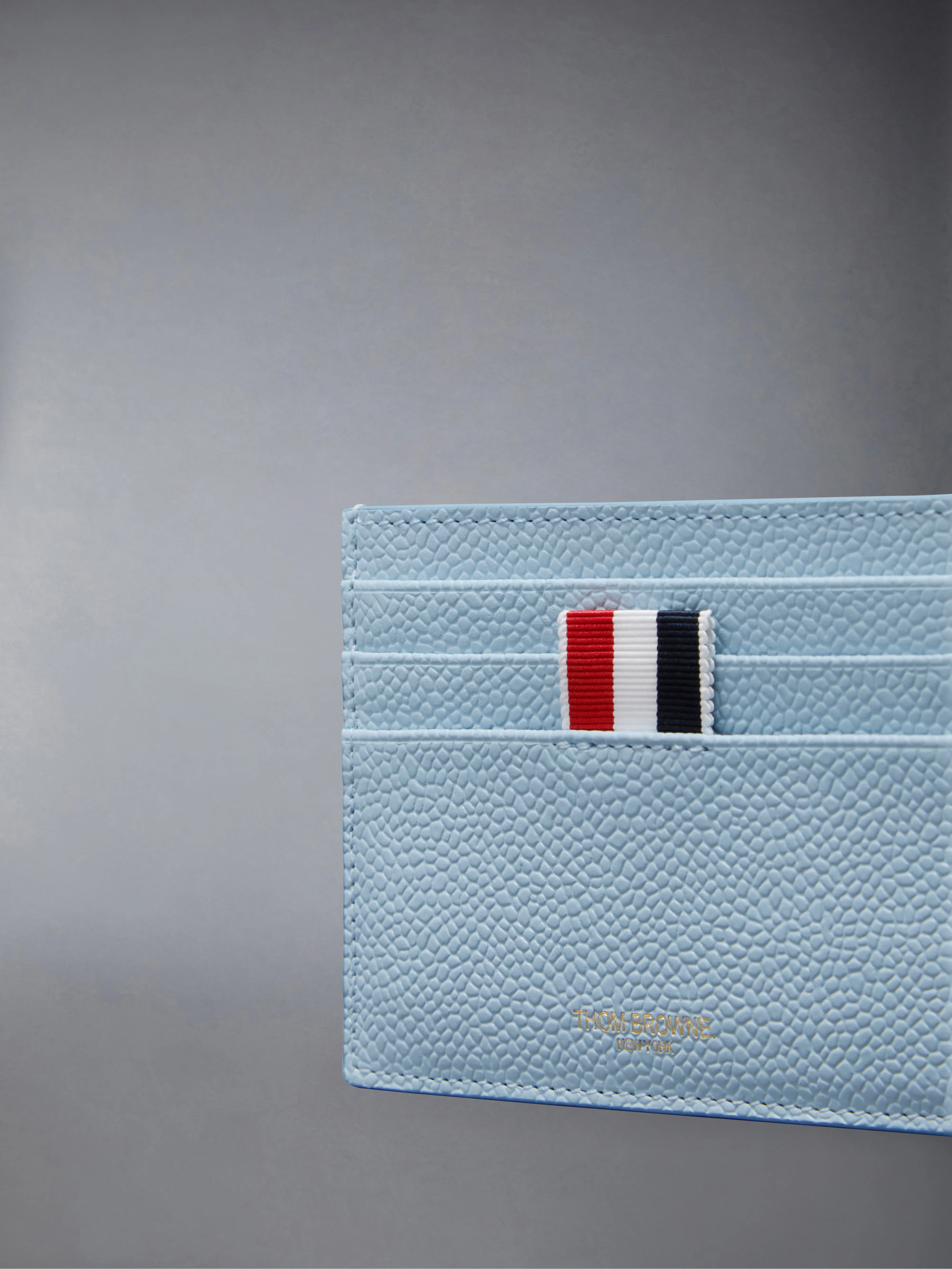 PEBBLE GRAIN NOTE COMPARTMENT CARD HOLDER sold by Thom Browne product image thumbnail 4