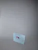 PEBBLE GRAIN NOTE COMPARTMENT CARD HOLDER sold by Thom Browne