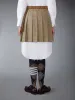 GUNCLUB CHECK CHEVIOT TWEED PLEATED MINI SKIRT sold by Thom Browne