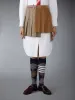 GUNCLUB CHECK CHEVIOT TWEED PLEATED MINI SKIRT sold by Thom Browne
