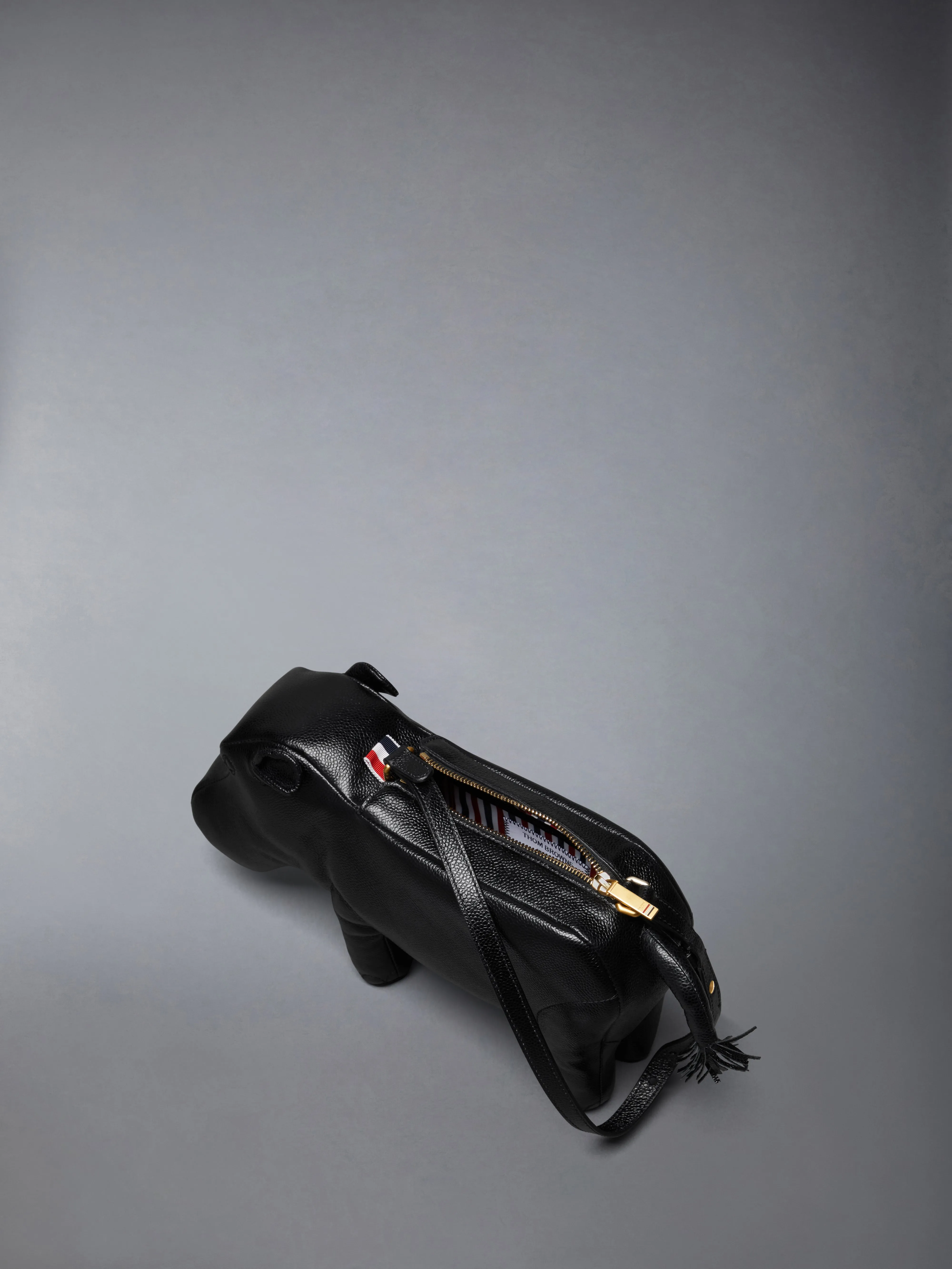 PEBBLE GRAIN HIPPO BAGUETTE sold by Thom Browne product image thumbnail 5