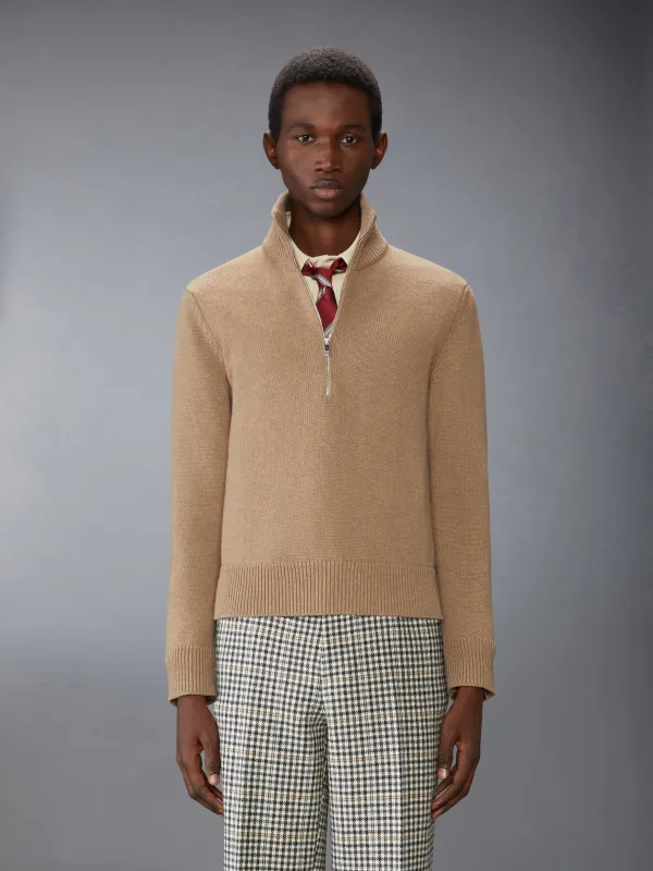 GEESE INTARSIA MERNIO WOOL MOCK NECK PULLOVER sold by Thom Browne