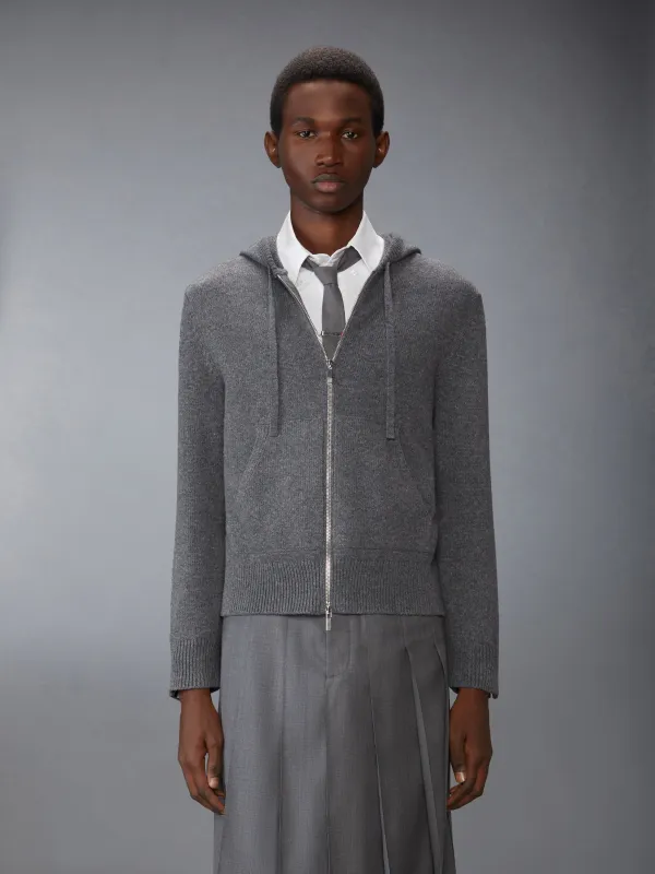GEESE INTARSIA MERINO WOOL HOODIE sold by Thom Browne