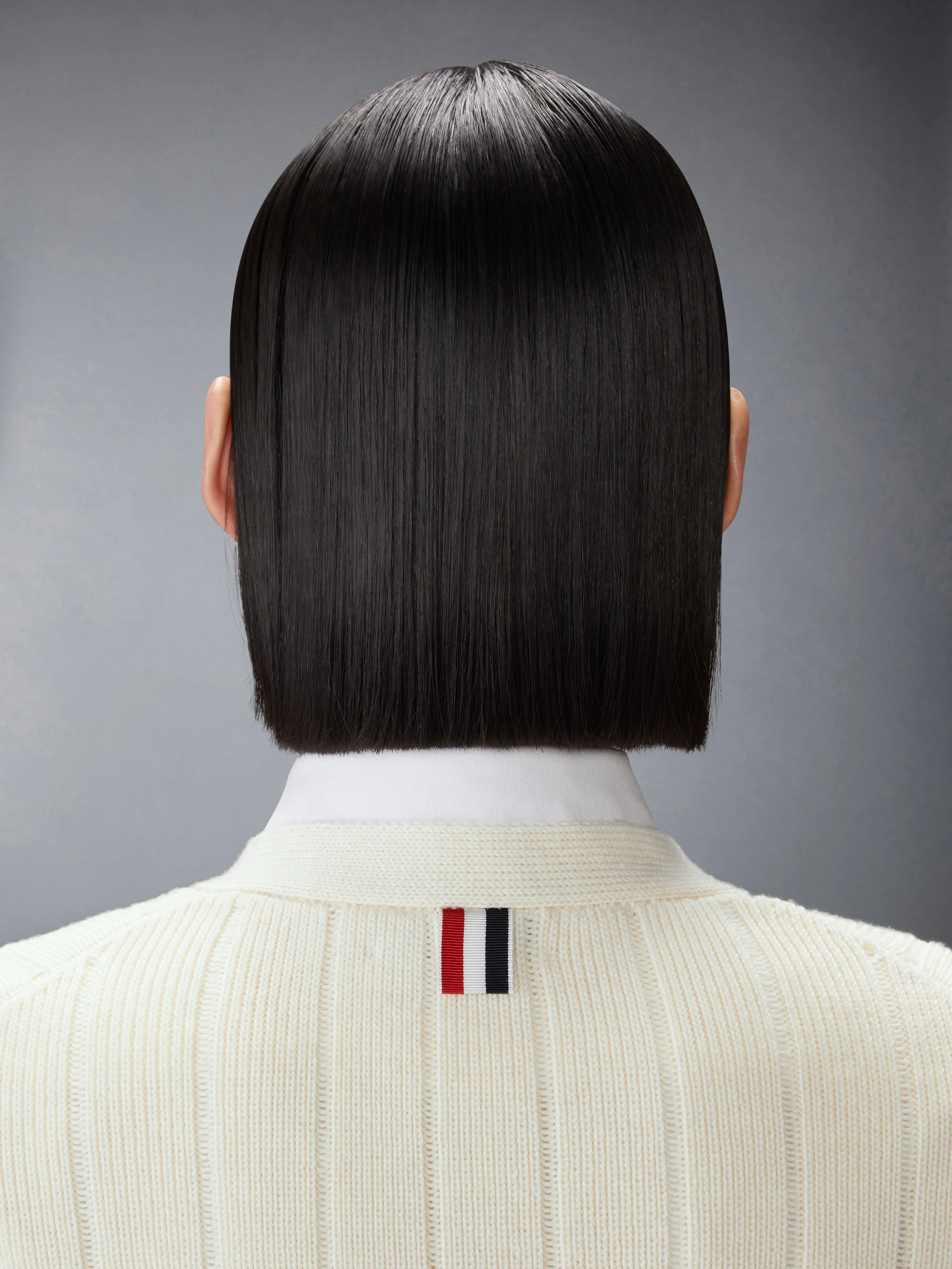 MERINO WOOL V NECK CARDIGAN sold by Thom Browne product image thumbnail 5