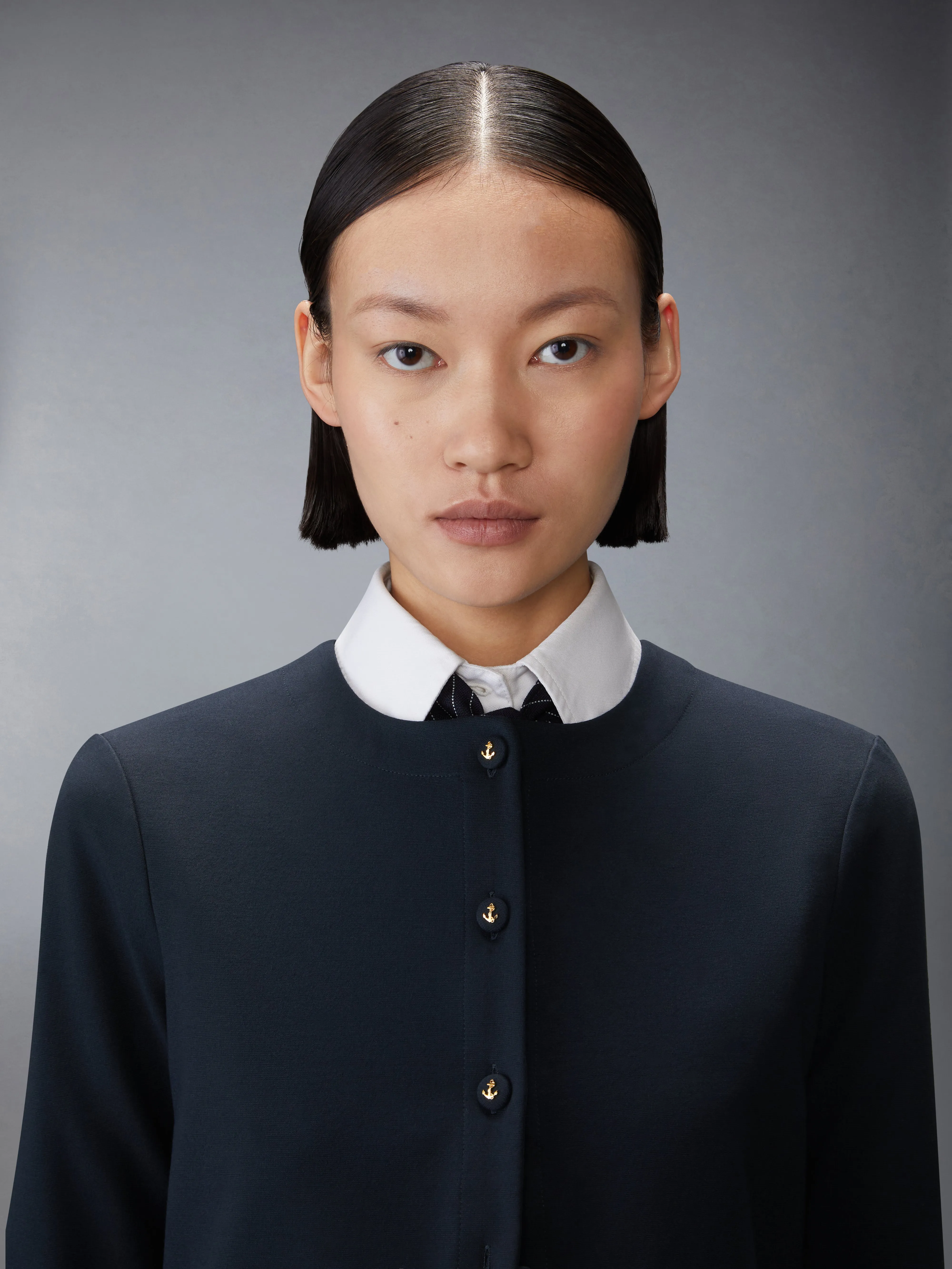 COMPACT MILANO CREW NECK CARDIGAN sold by Thom Browne product image thumbnail 5