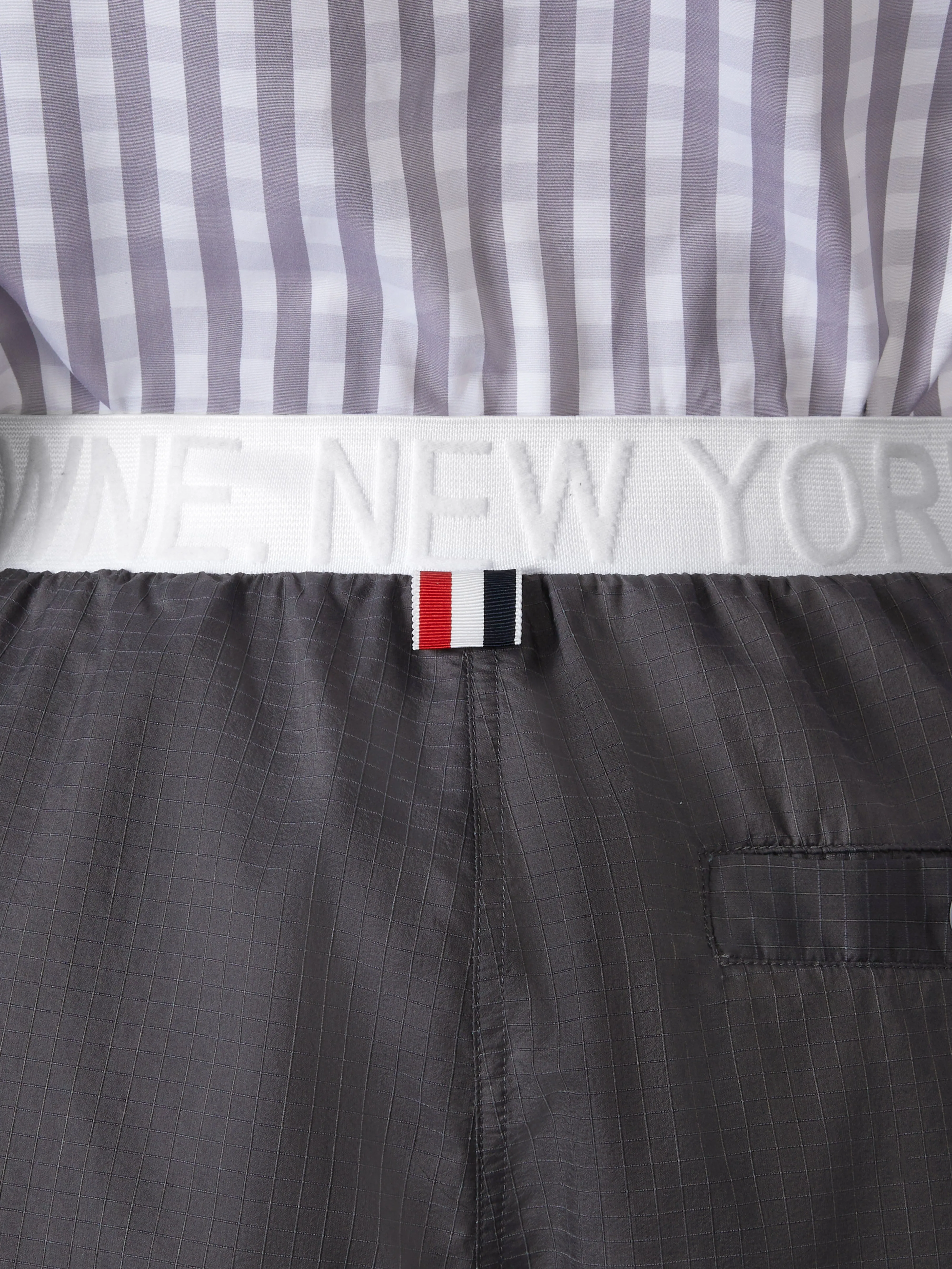 NYLON RIPSTOP SHORTS sold by Thom Browne product image thumbnail 5