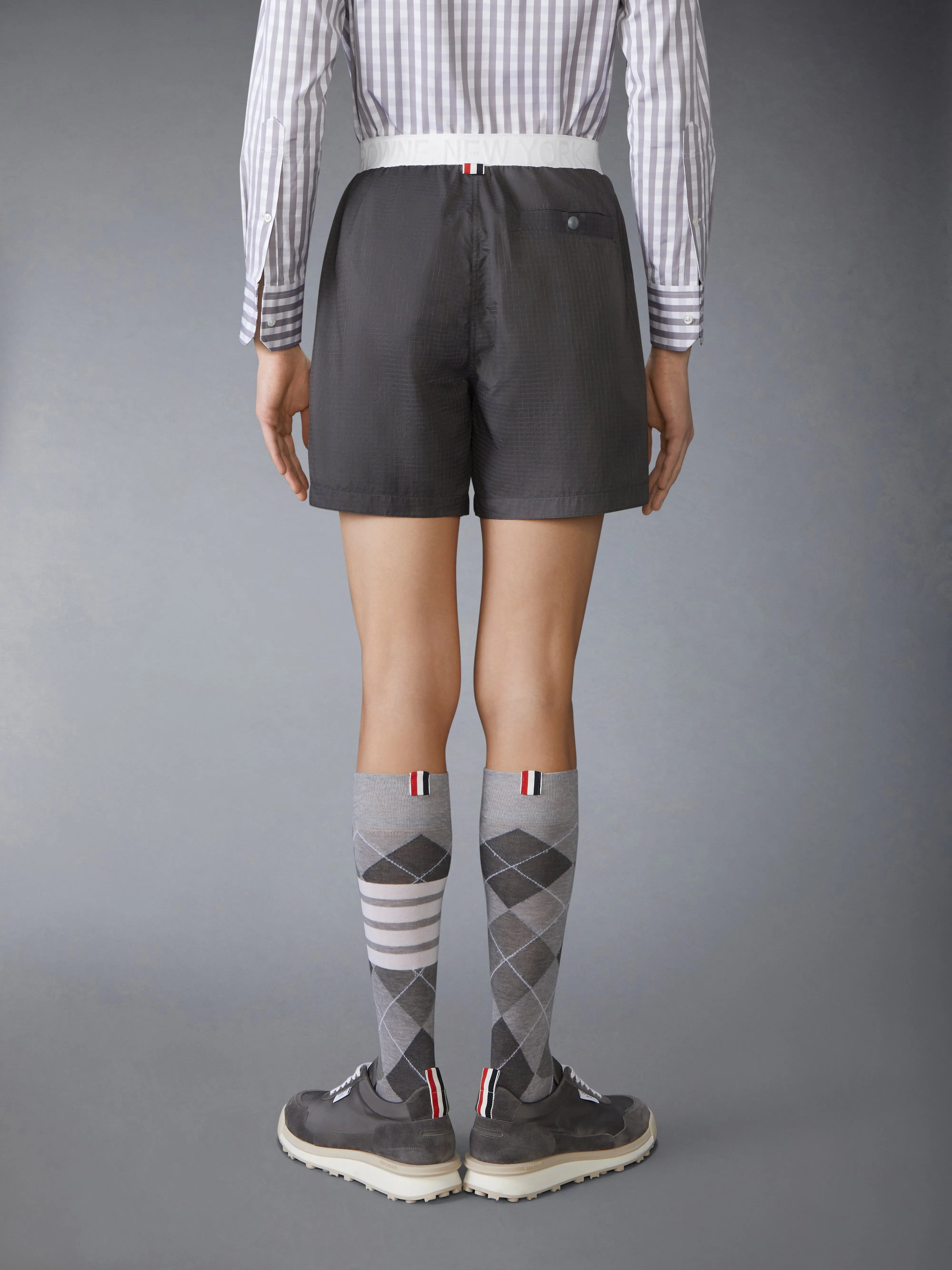 NYLON RIPSTOP SHORTS sold by Thom Browne product image thumbnail 2