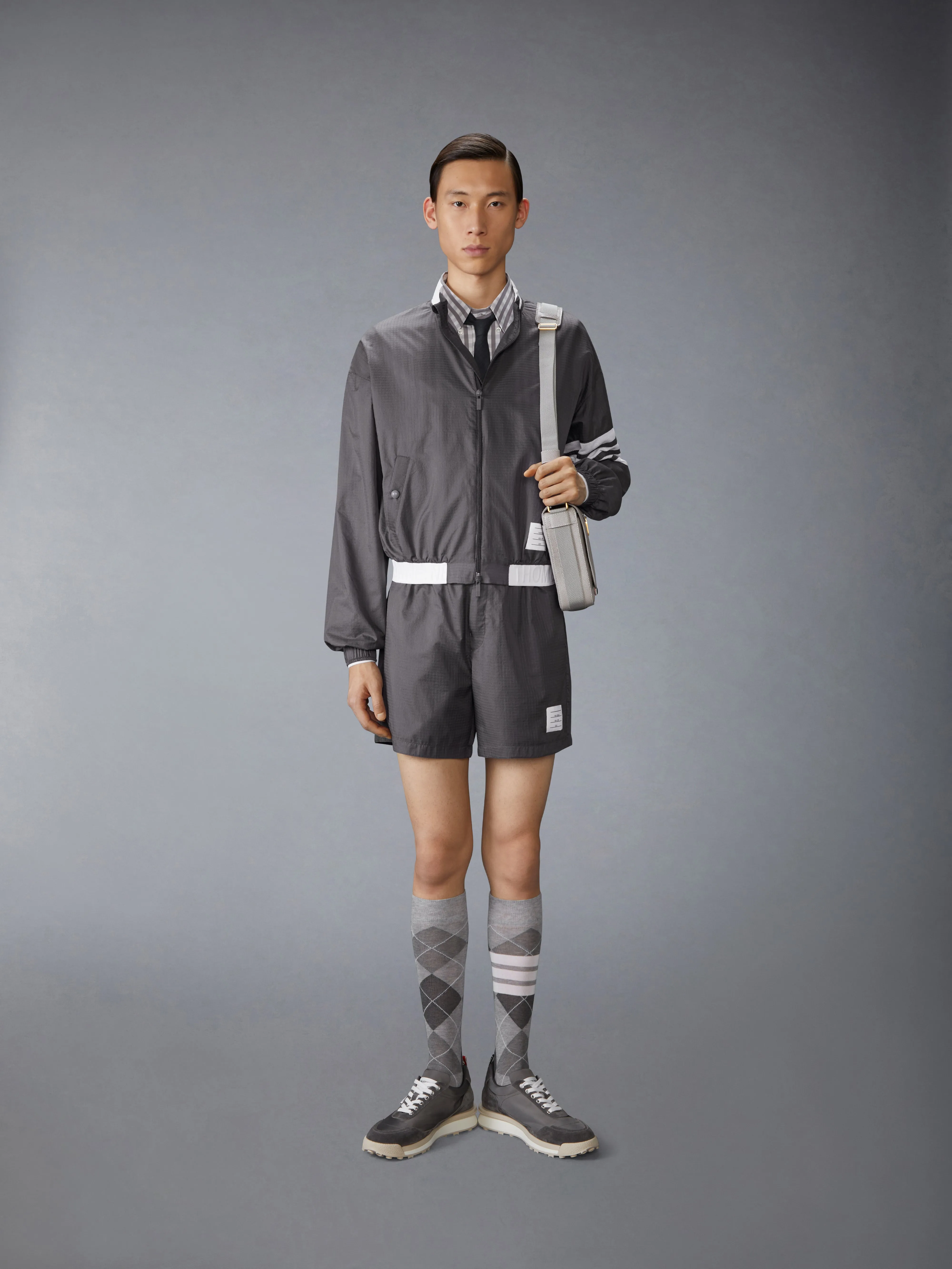NYLON RIPSTOP SHORTS sold by Thom Browne product image thumbnail 3
