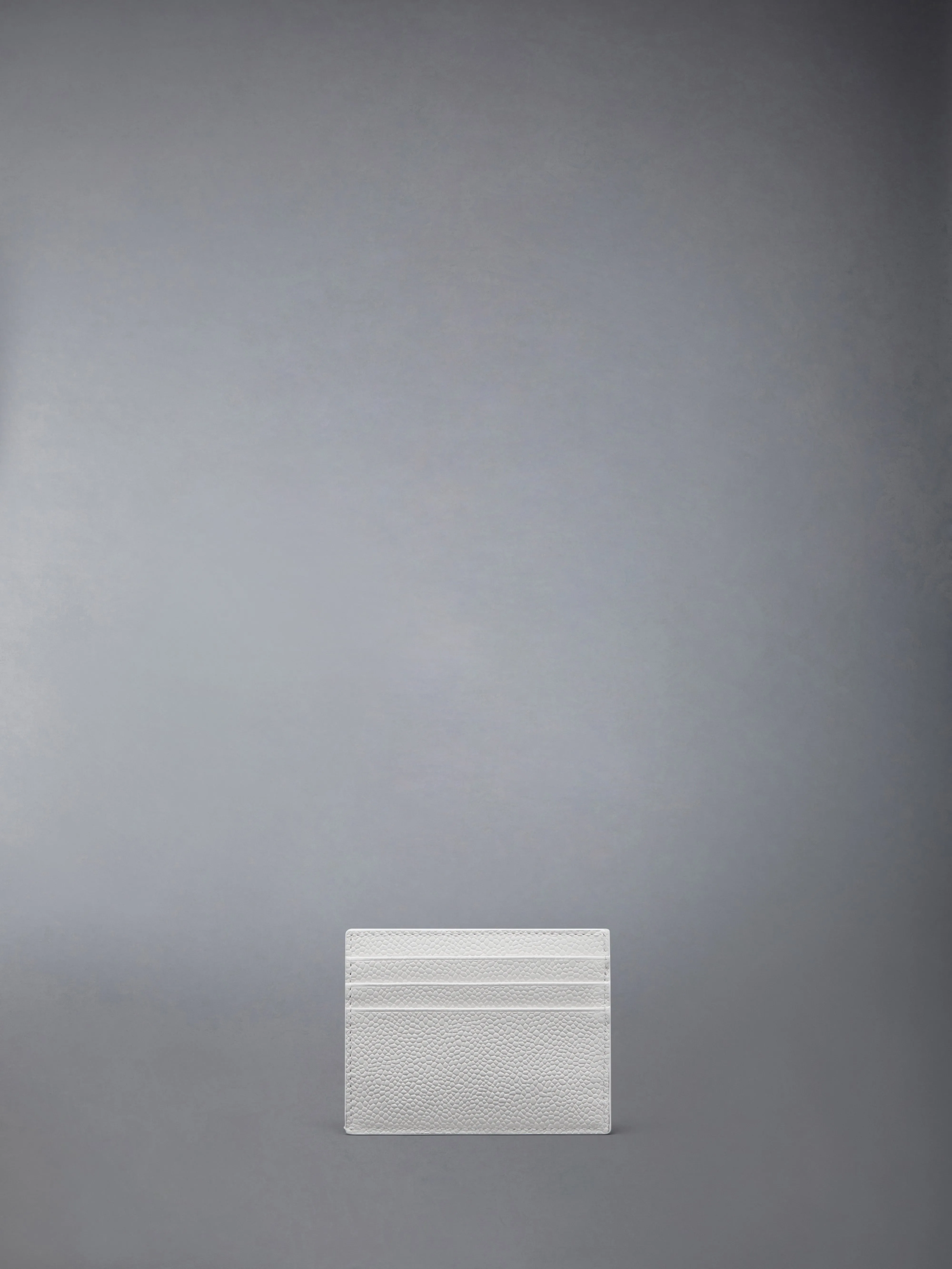 PEBBLE GRAIN NOTE COMPARTMENT CARD HOLDER sold by Thom Browne product image thumbnail 2