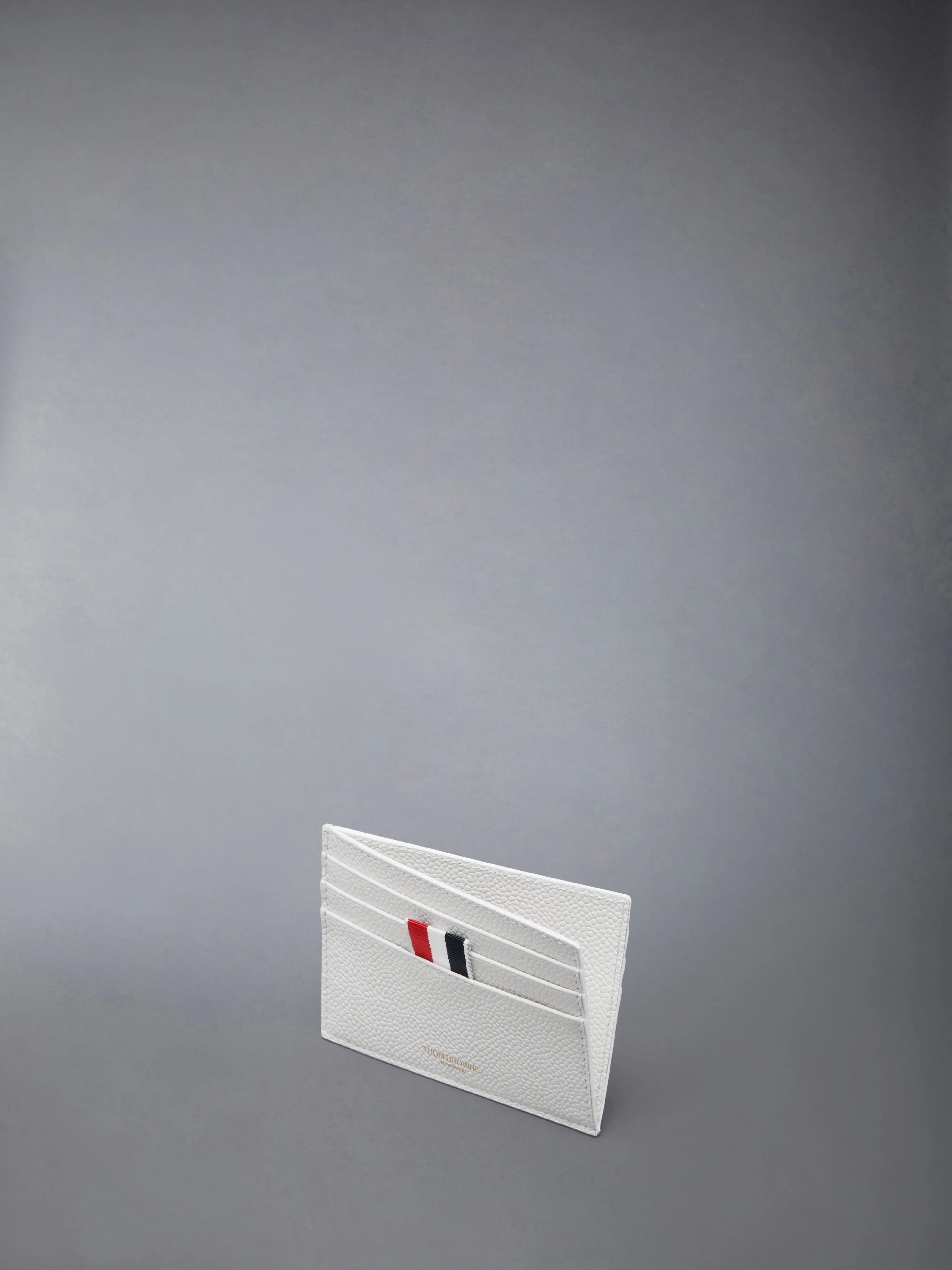 PEBBLE GRAIN NOTE COMPARTMENT CARD HOLDER sold by Thom Browne product image thumbnail 3