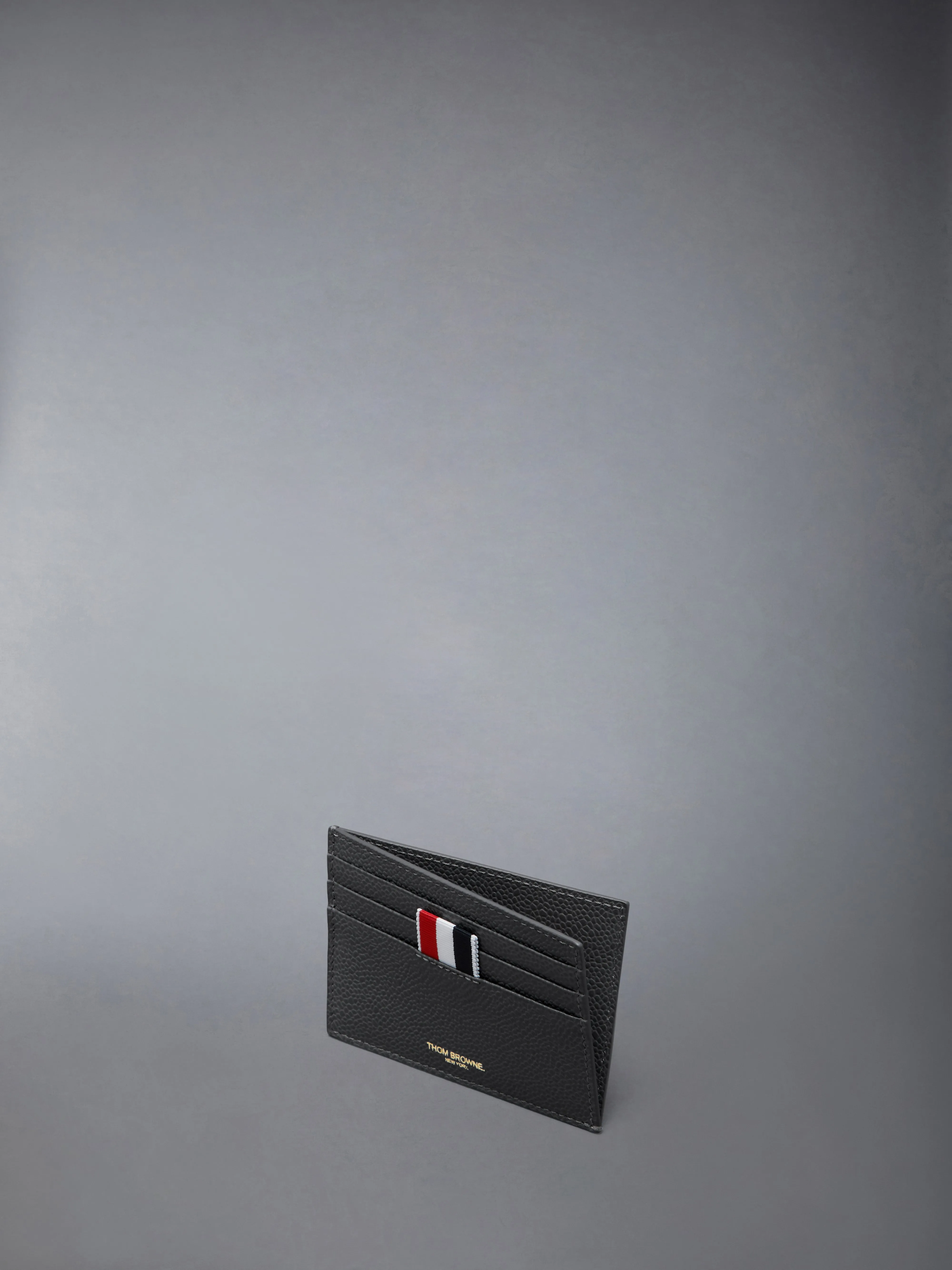PEBBLE GRAIN NOTE COMPARTMENT CARD HOLDER sold by Thom Browne product image thumbnail 3