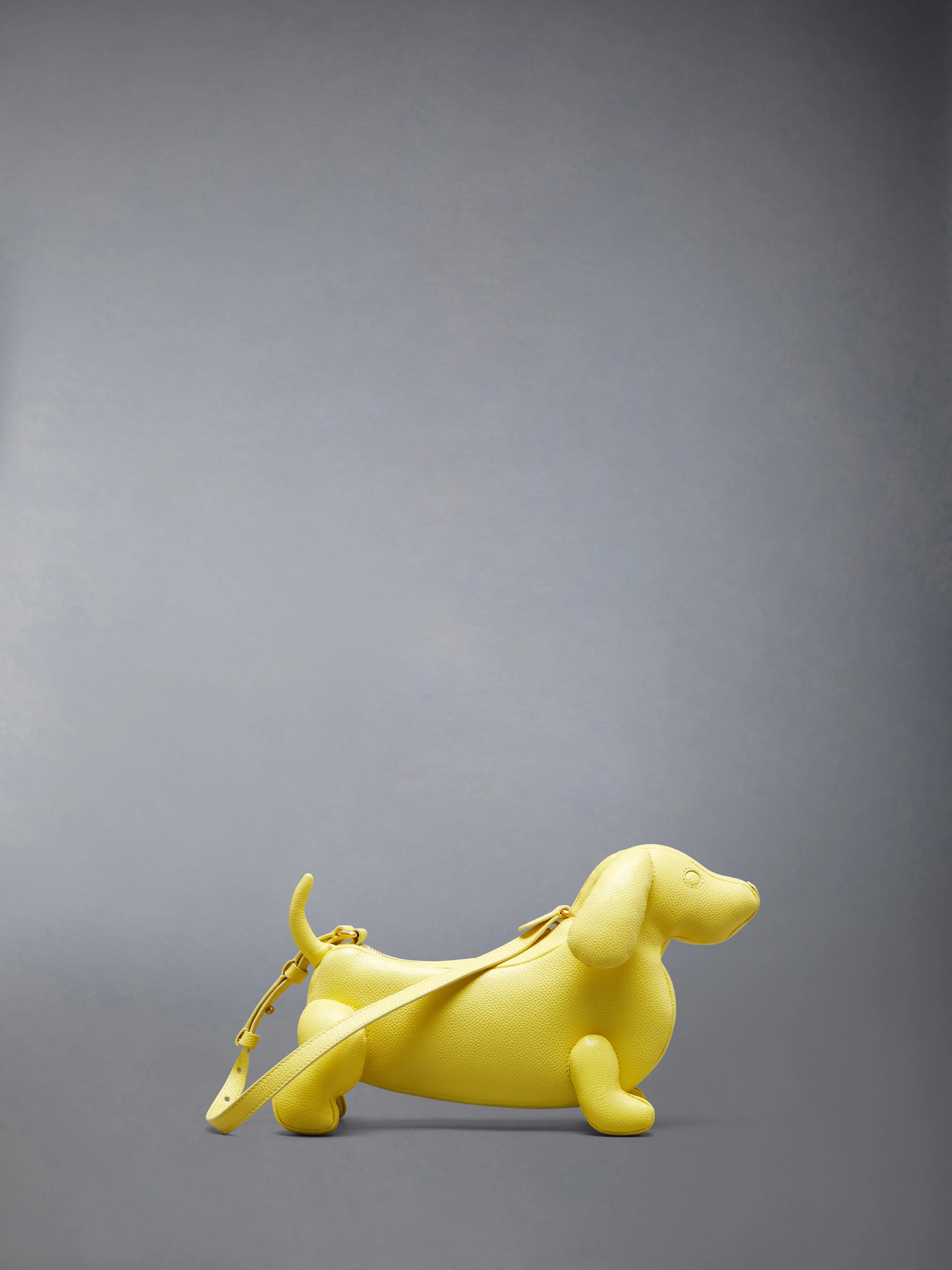 PEBBLE GRAIN HECTOR BAGUETTE BAG sold by Thom Browne product image thumbnail 3