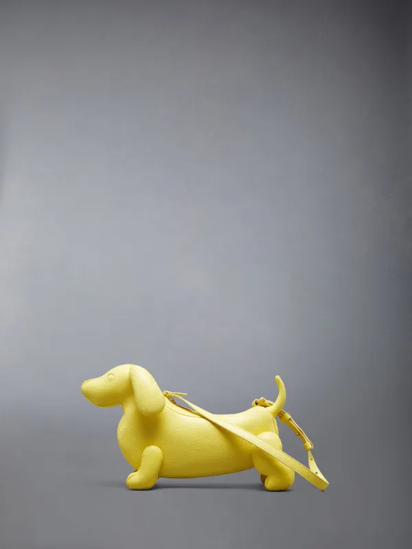 PEBBLE GRAIN HECTOR BAGUETTE BAG made by Thom Browne