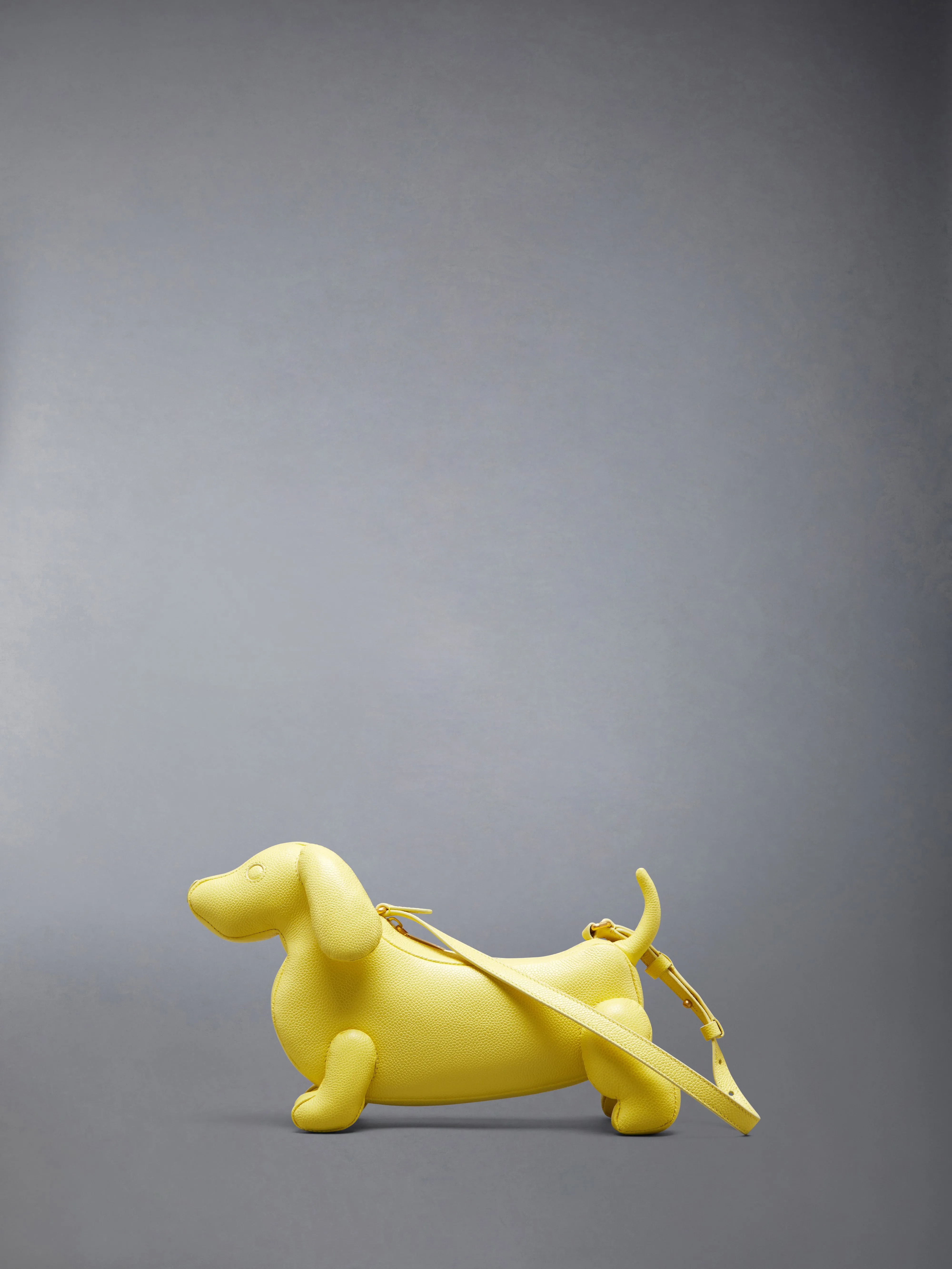 PEBBLE GRAIN HECTOR BAGUETTE BAG sold by Thom Browne