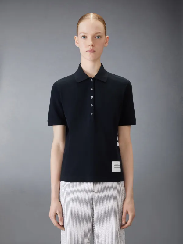 CLASSIC PIQUE 4-BAR POLO sold by Thom Browne