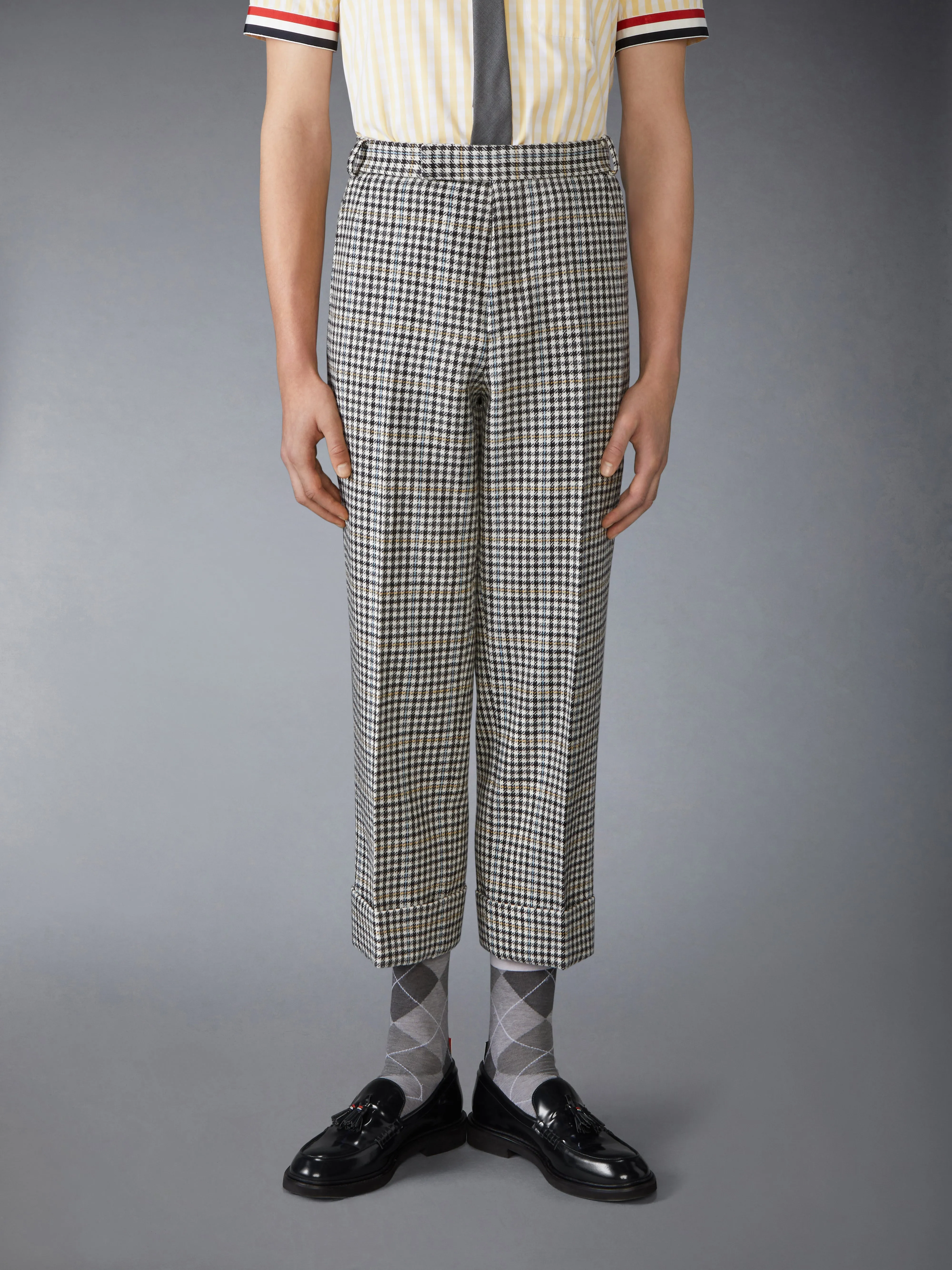GUNCLUB CHECK HUNTING TWEED TROUSER sold by Thom Browne