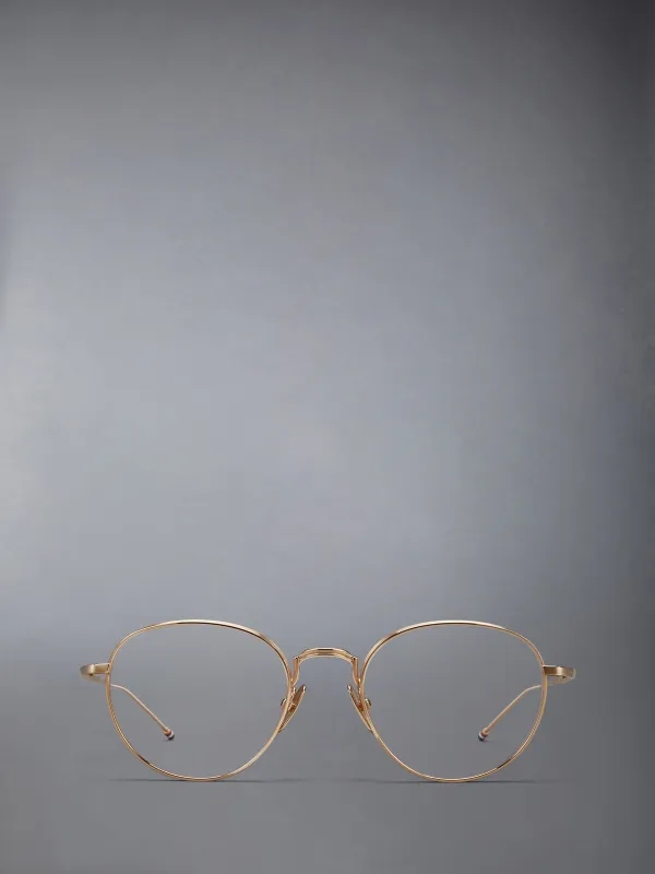 TITANIUM ROUND EYEGLASSES sold by Thom Browne