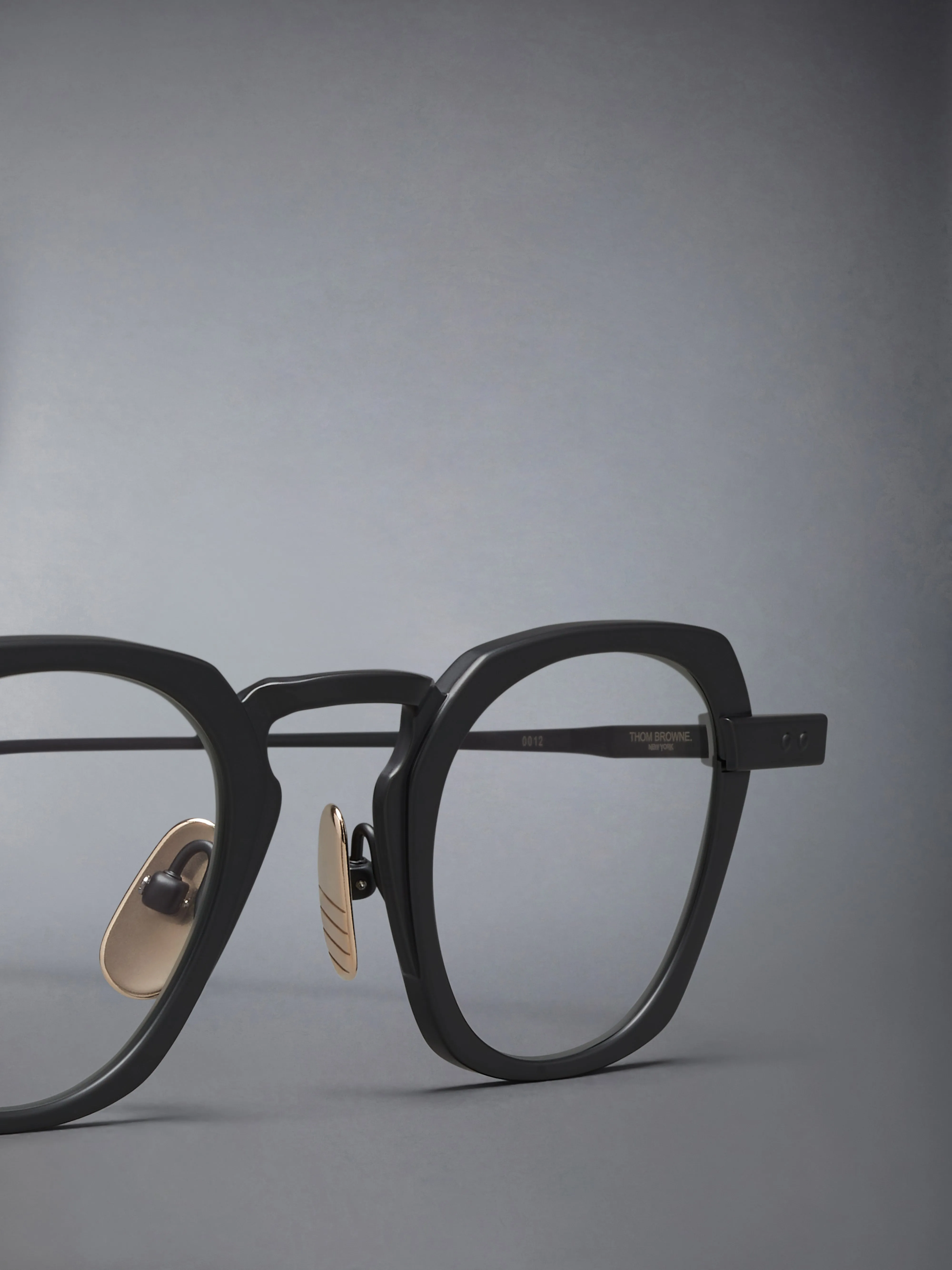 TITANIUM SQUARE EYEGLASSES sold by Thom Browne product image thumbnail 3