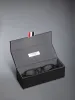 TITANIUM SQUARE EYEGLASSES sold by Thom Browne