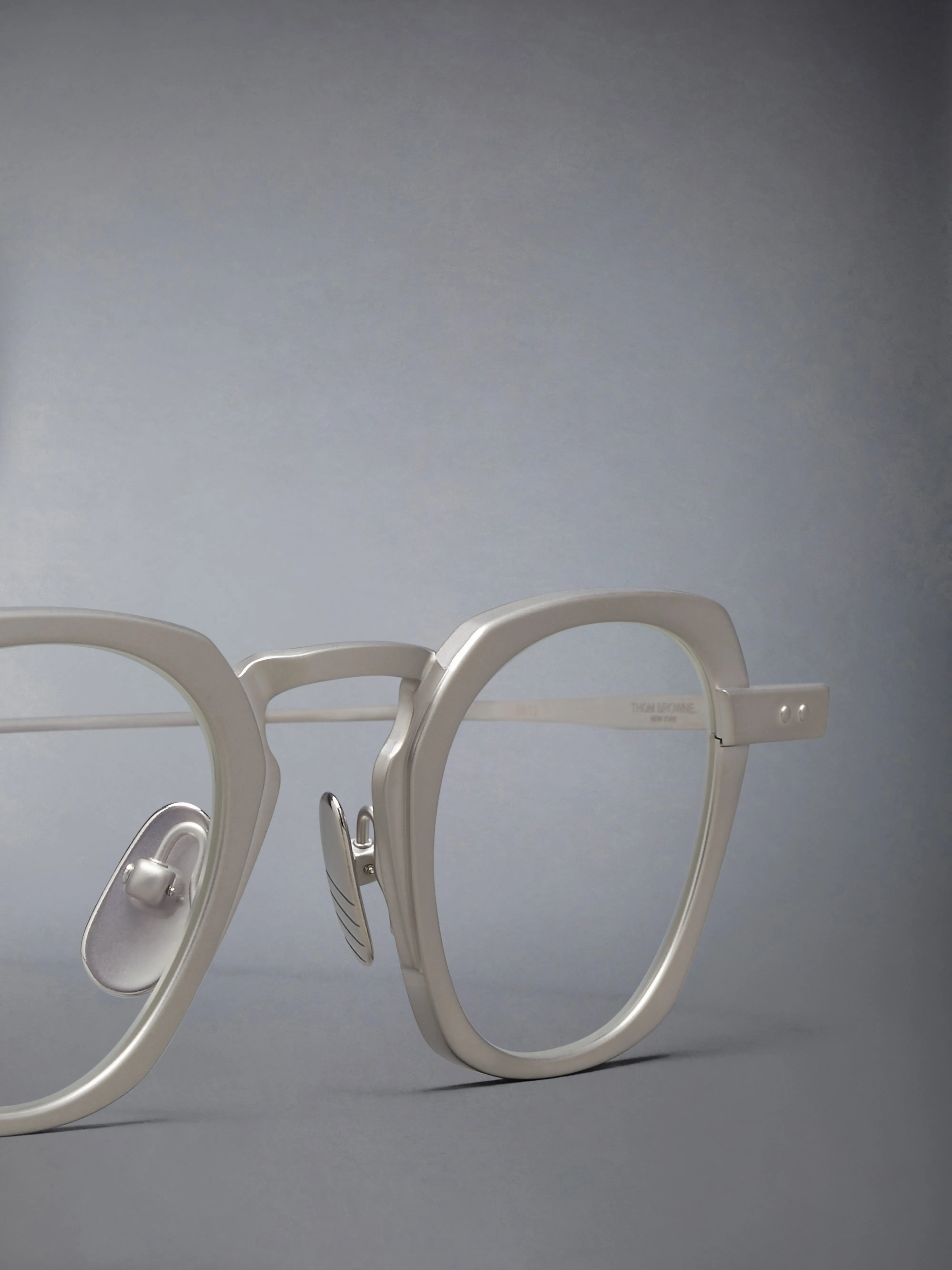 TITANIUM SQUARE EYEGLASSES sold by Thom Browne product image thumbnail 3