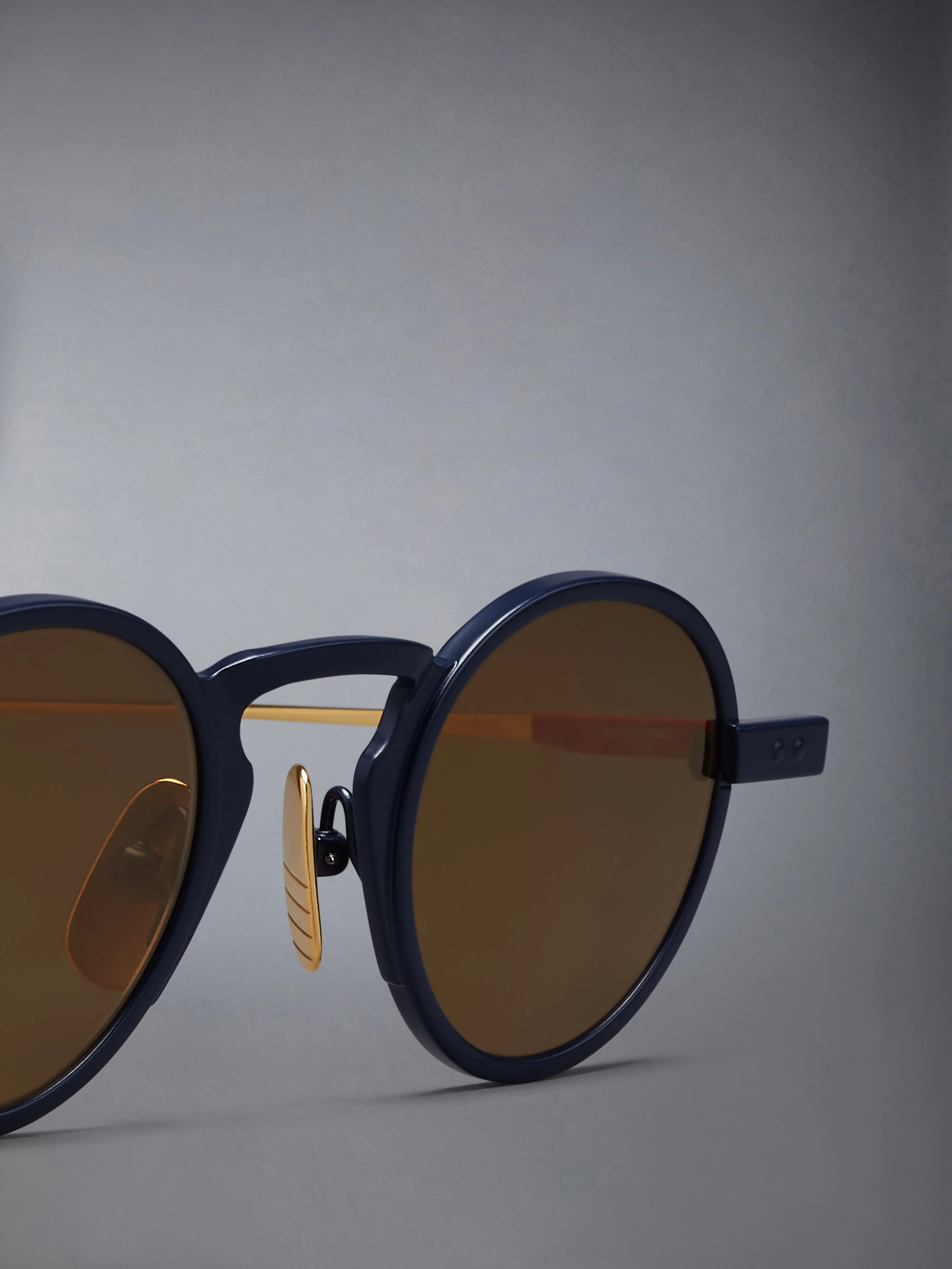 TITANIUM ROUND SUNGLASSES sold by Thom Browne product image thumbnail 3