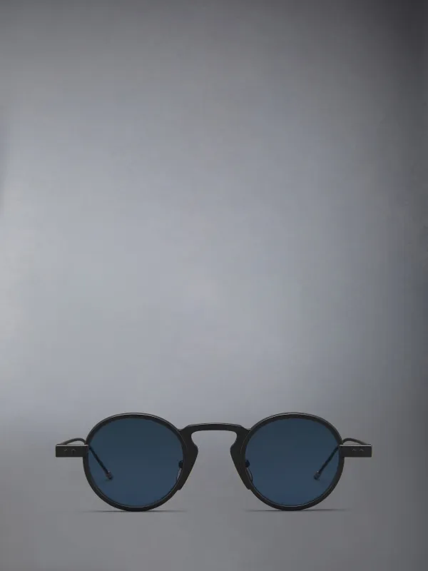 TITANIUM ROUND SUNGLASSES sold by Thom Browne