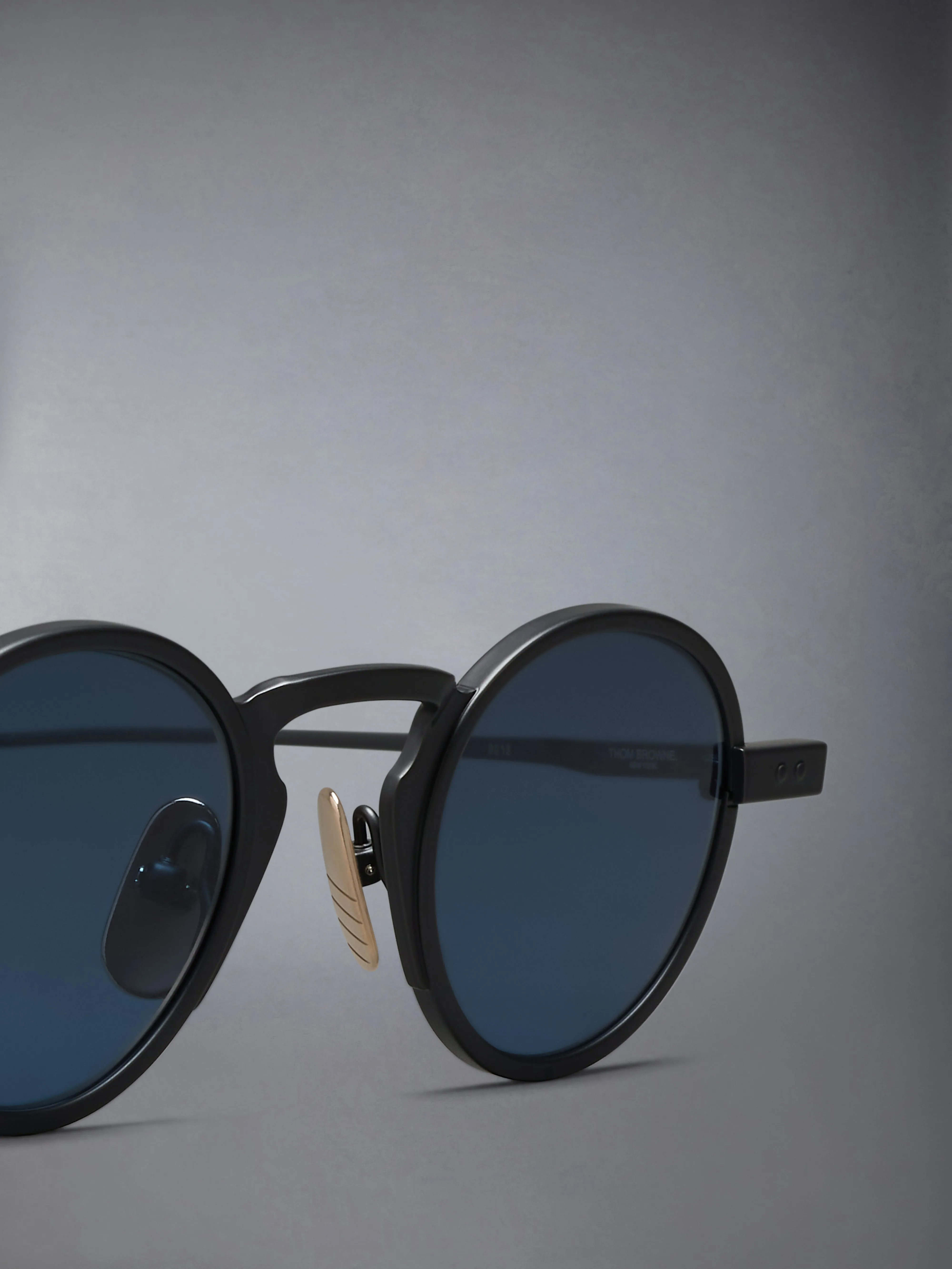TITANIUM ROUND SUNGLASSES sold by Thom Browne product image thumbnail 3