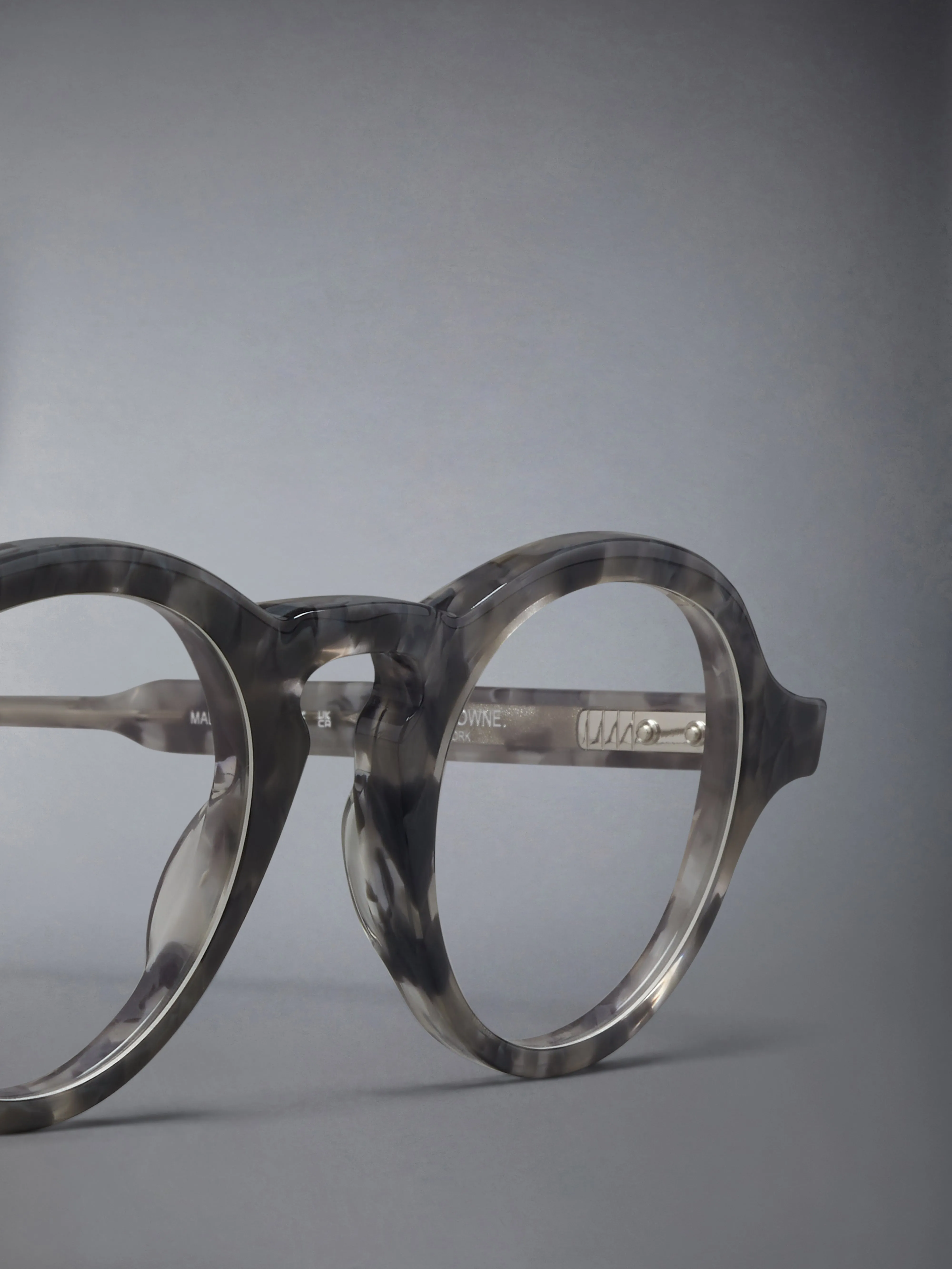 ACETATE ROUND EYEGLASSES sold by Thom Browne product image thumbnail 3