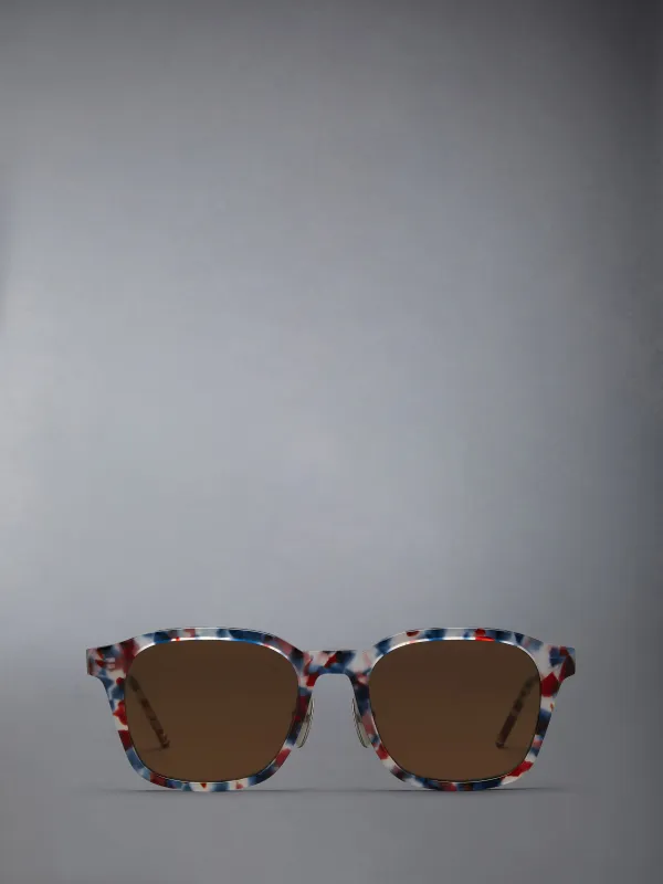 ACETATE RECTANGULAR SUNGLASSES sold by Thom Browne