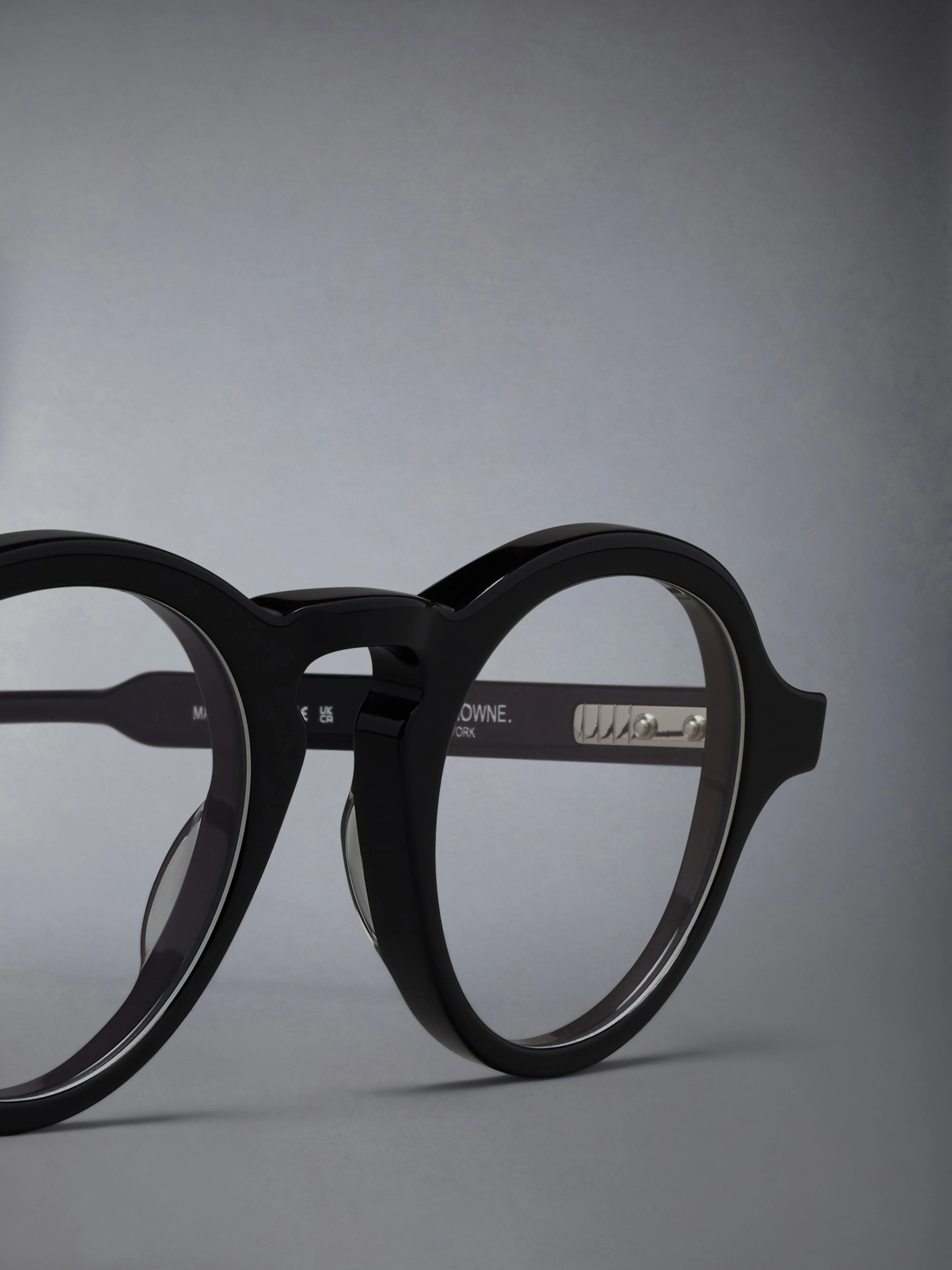 ACETATE ROUND EYEGLASSES sold by Thom Browne product image thumbnail 3