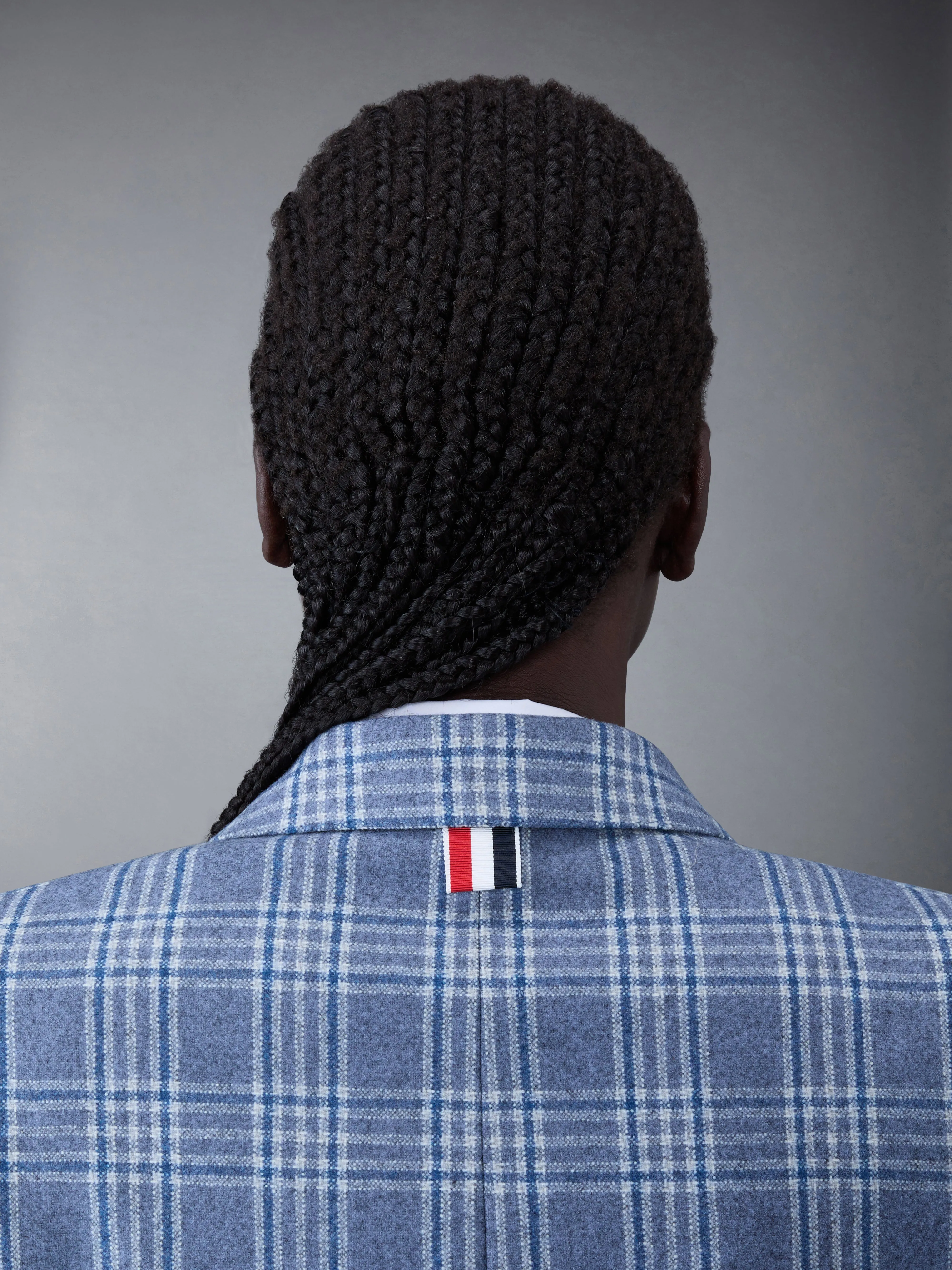 Prince of Wales Flannel High Armhole Sport Coat sold by Thom Browne product image thumbnail 4