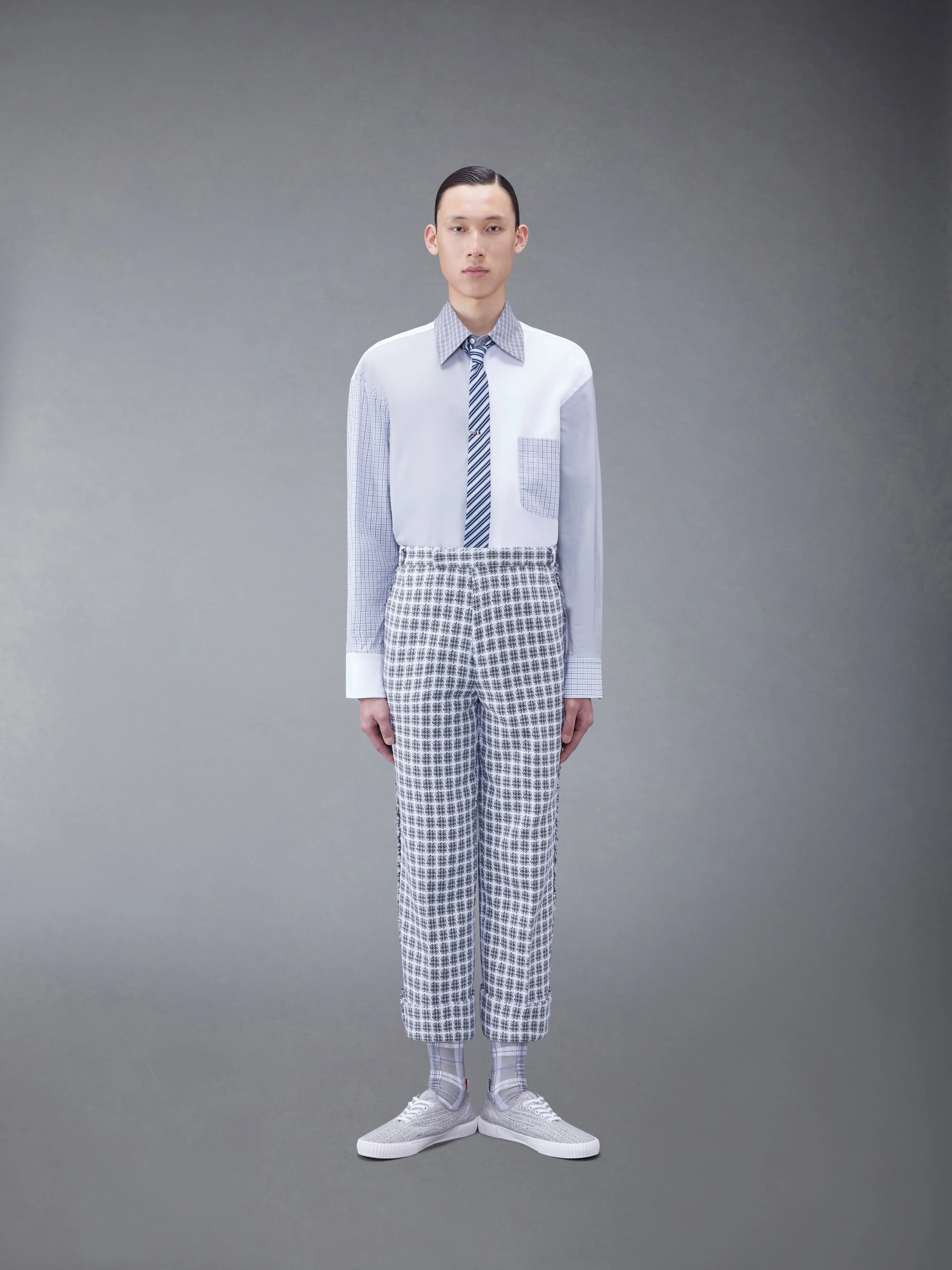 FUNMIX OXFORD OVERSIZED SHIRT sold by Thom Browne product image thumbnail 4