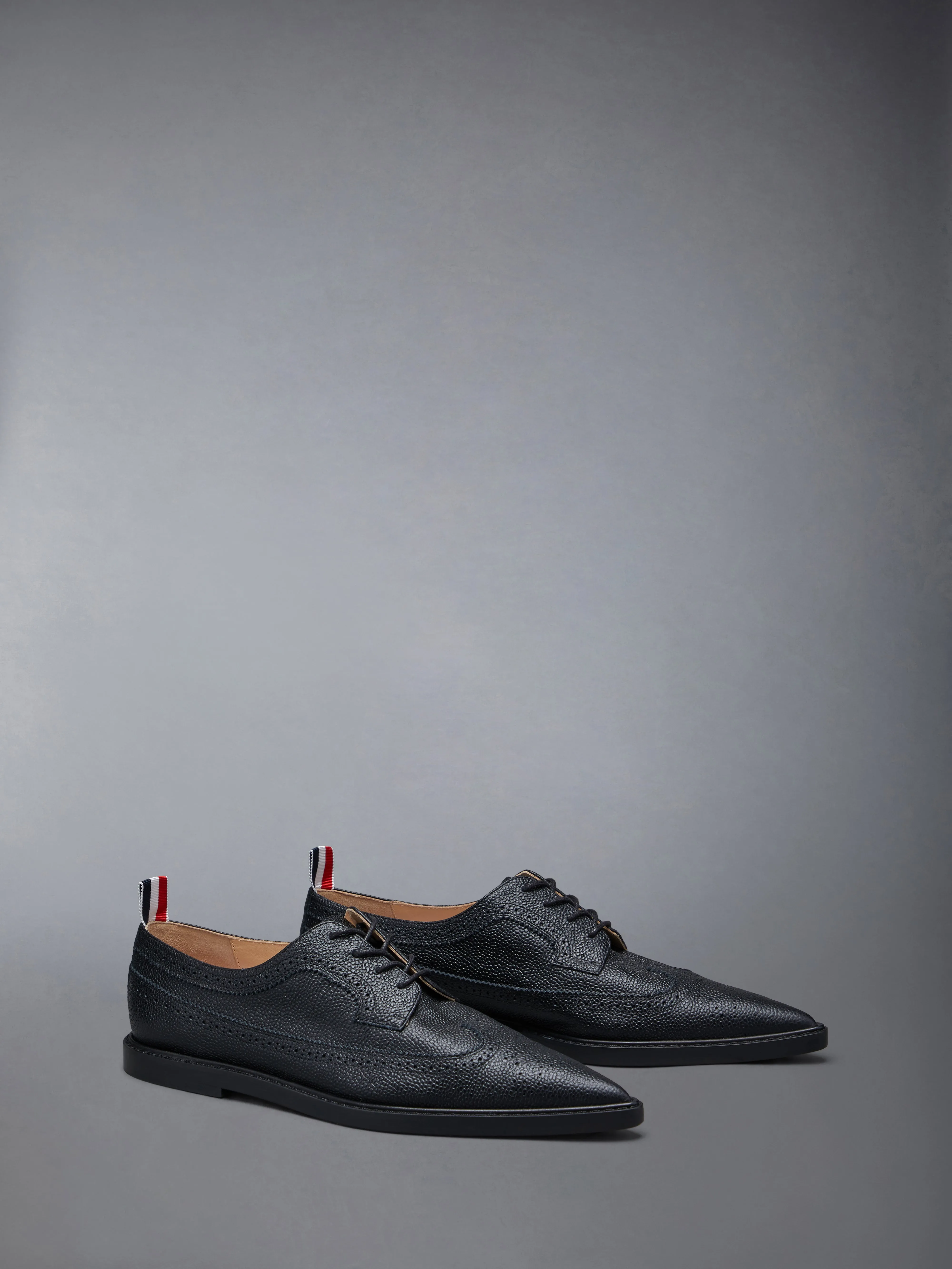 PEBBLE GRAIN LONGWING POINTED BROGUE sold by Thom Browne product image thumbnail 2