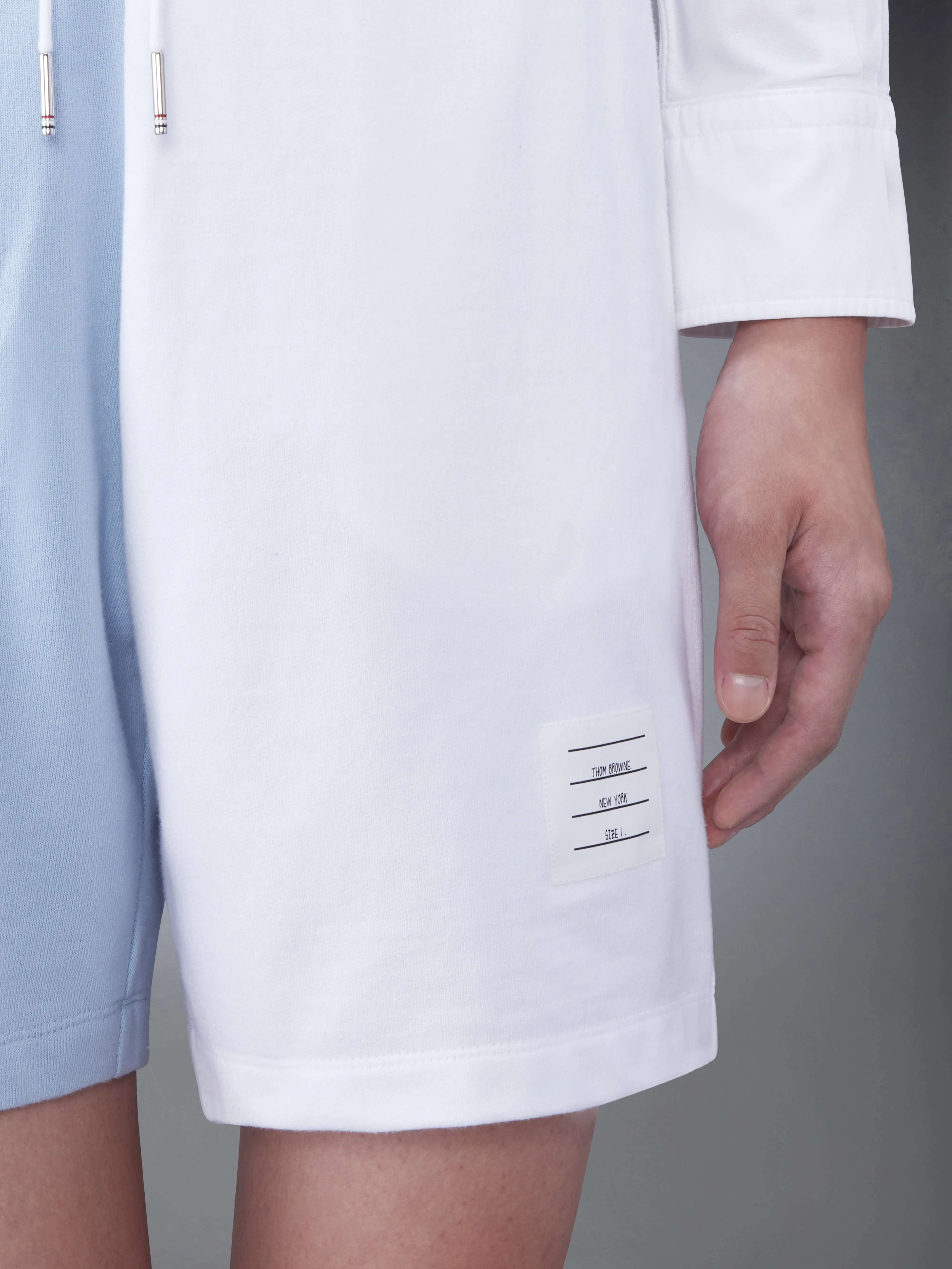 FUNMIX STRIPED SWEATSHORTS sold by Thom Browne product image thumbnail 4