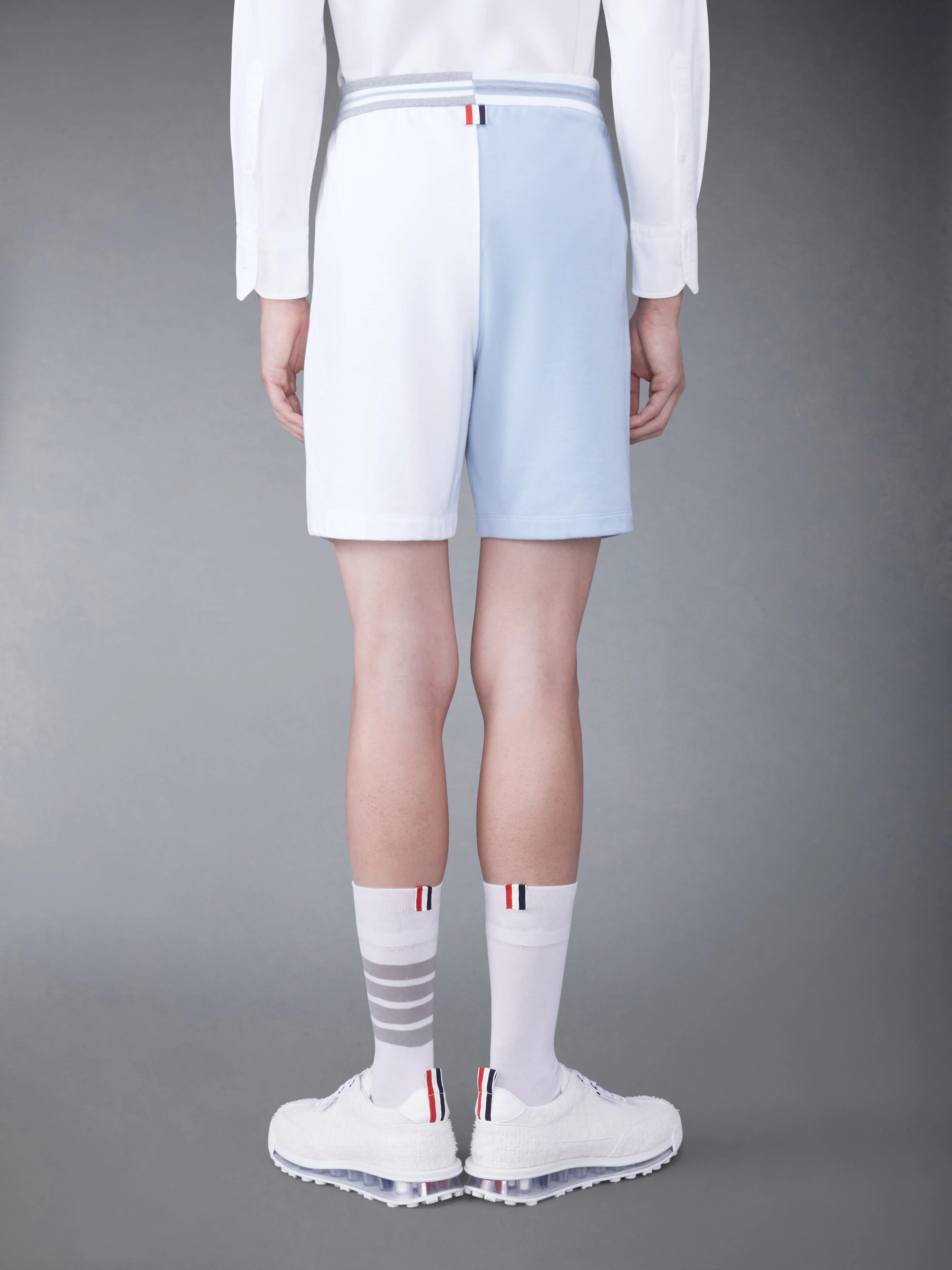 FUNMIX STRIPED SWEATSHORTS sold by Thom Browne product image thumbnail 2