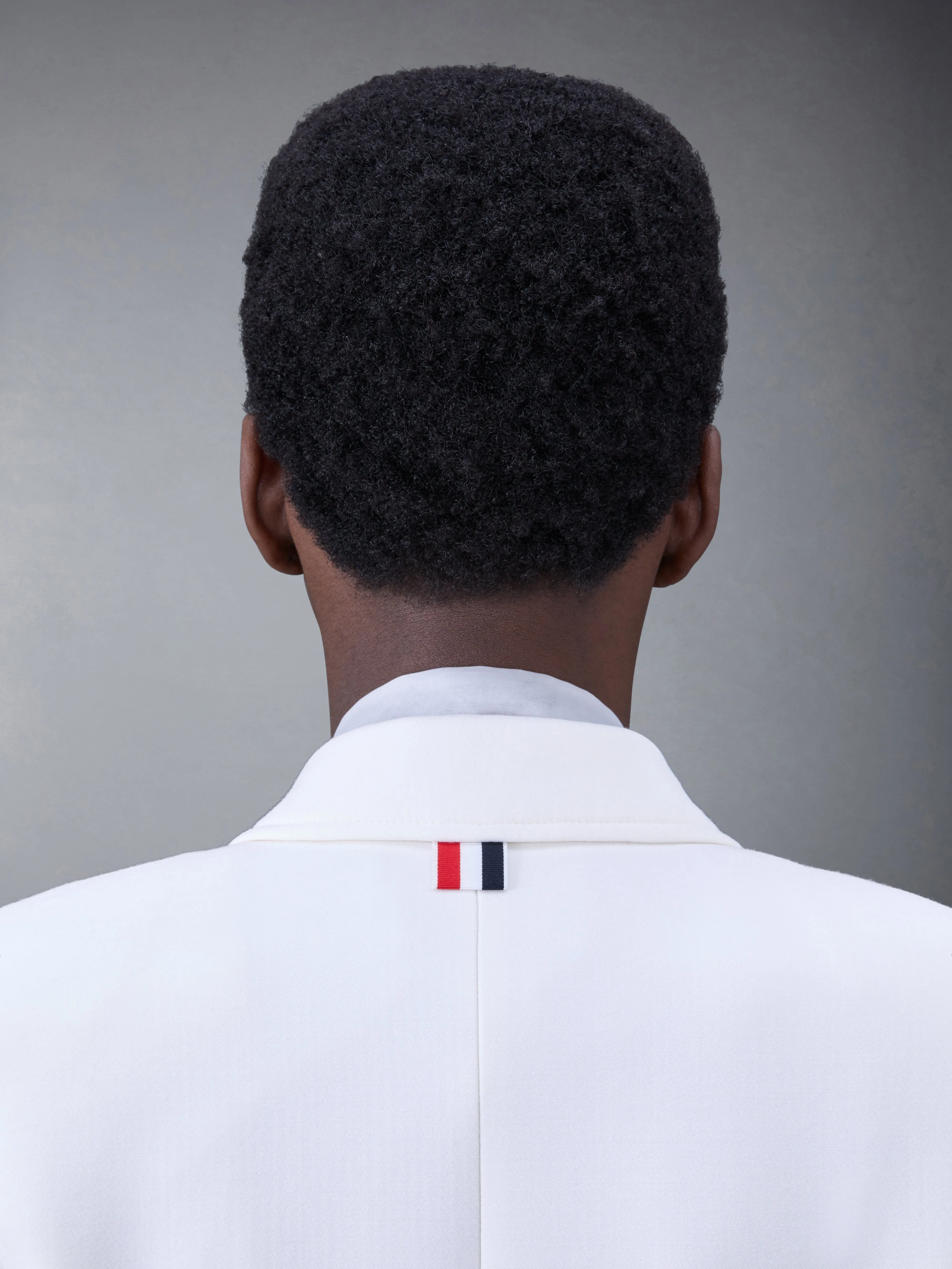 WOOL CREPE MOULDED SHOULDER MAXI DRESS sold by Thom Browne product image thumbnail 5