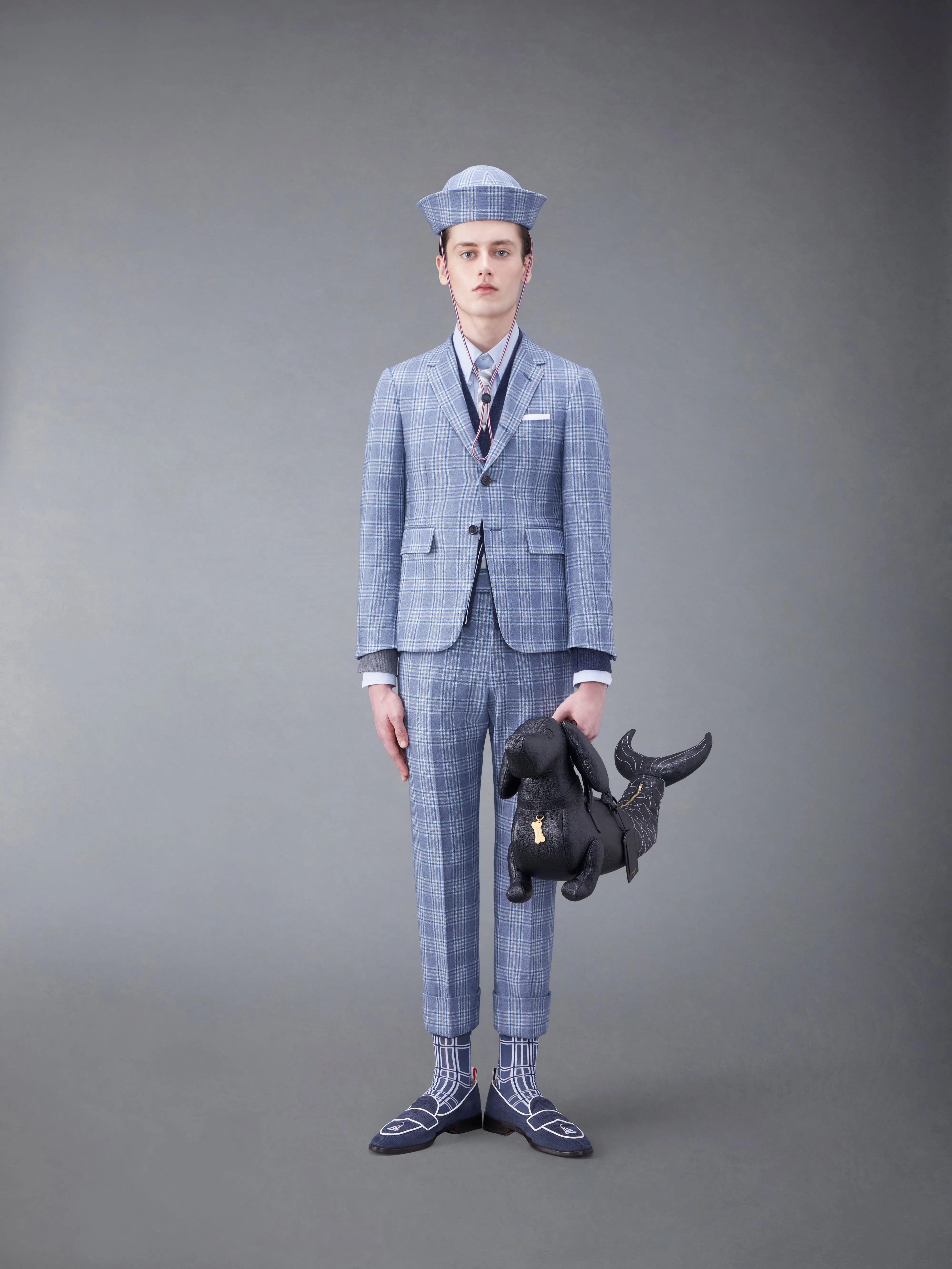 Prince of Wales Flannel Classic Sport Coat sold by Thom Browne product image thumbnail 3