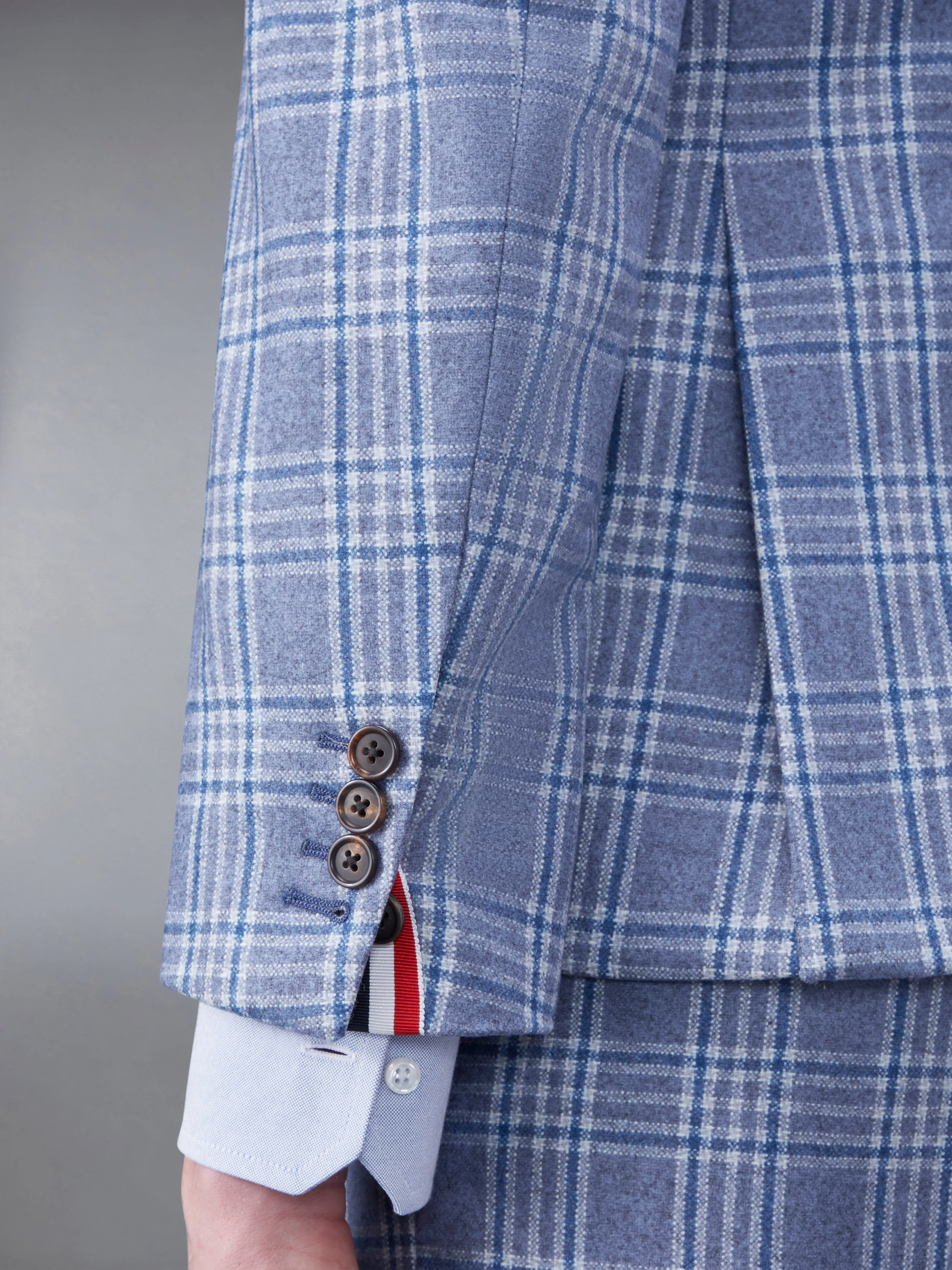 Prince of Wales Flannel Classic Sport Coat sold by Thom Browne product image thumbnail 5