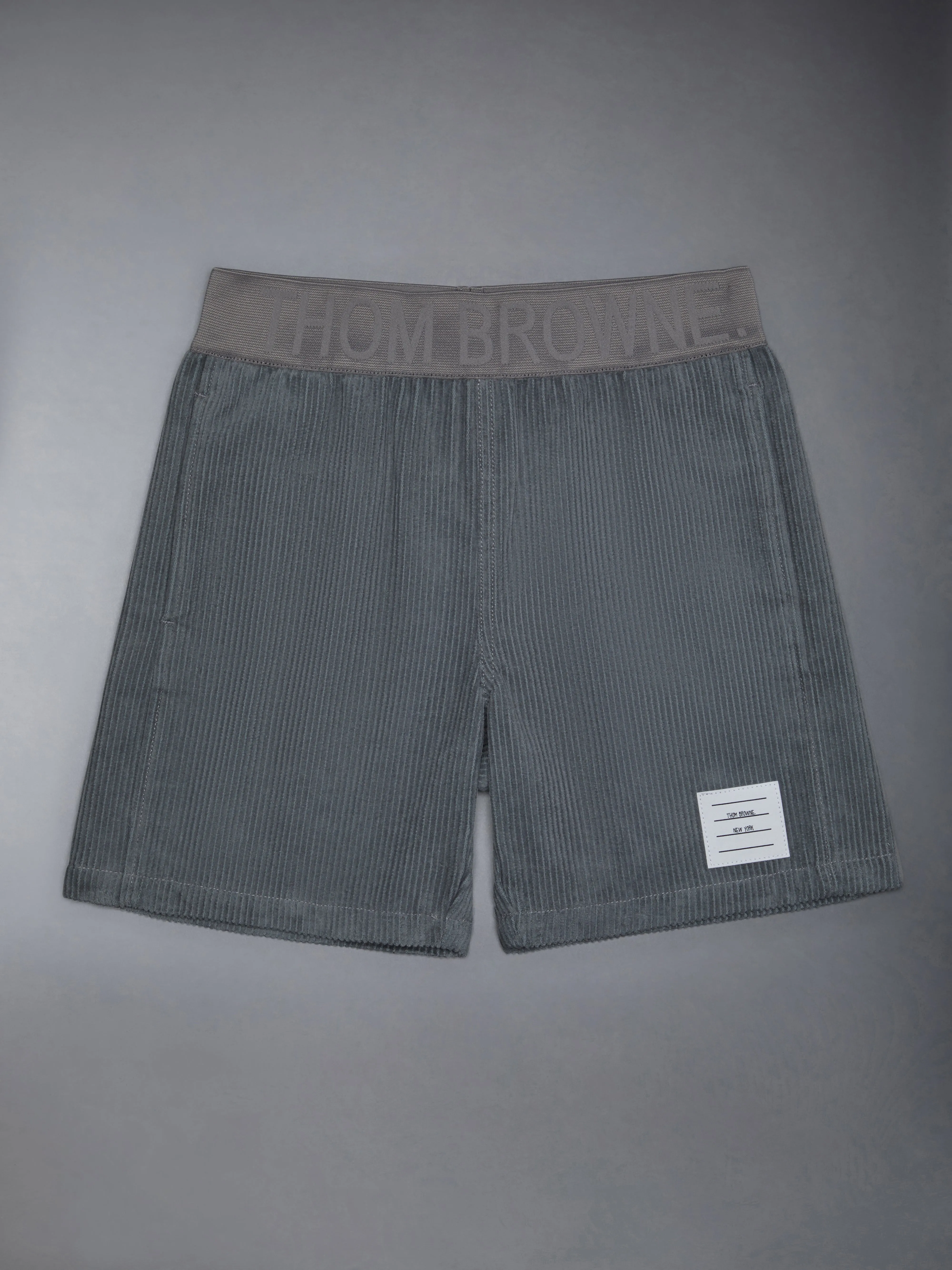 Kid's Corduroy Side Panel Short sold by Thom Browne